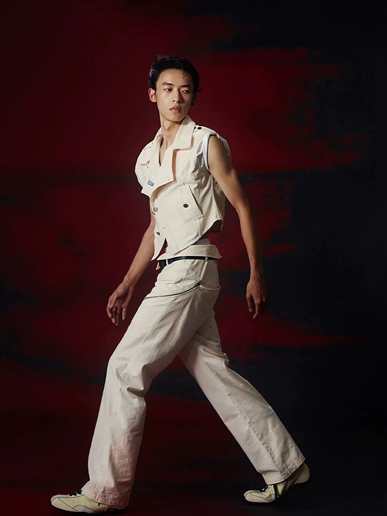 FULLTIDE 100 Percent Cotton Low Rise Straight Leg Original Women Off White Pants