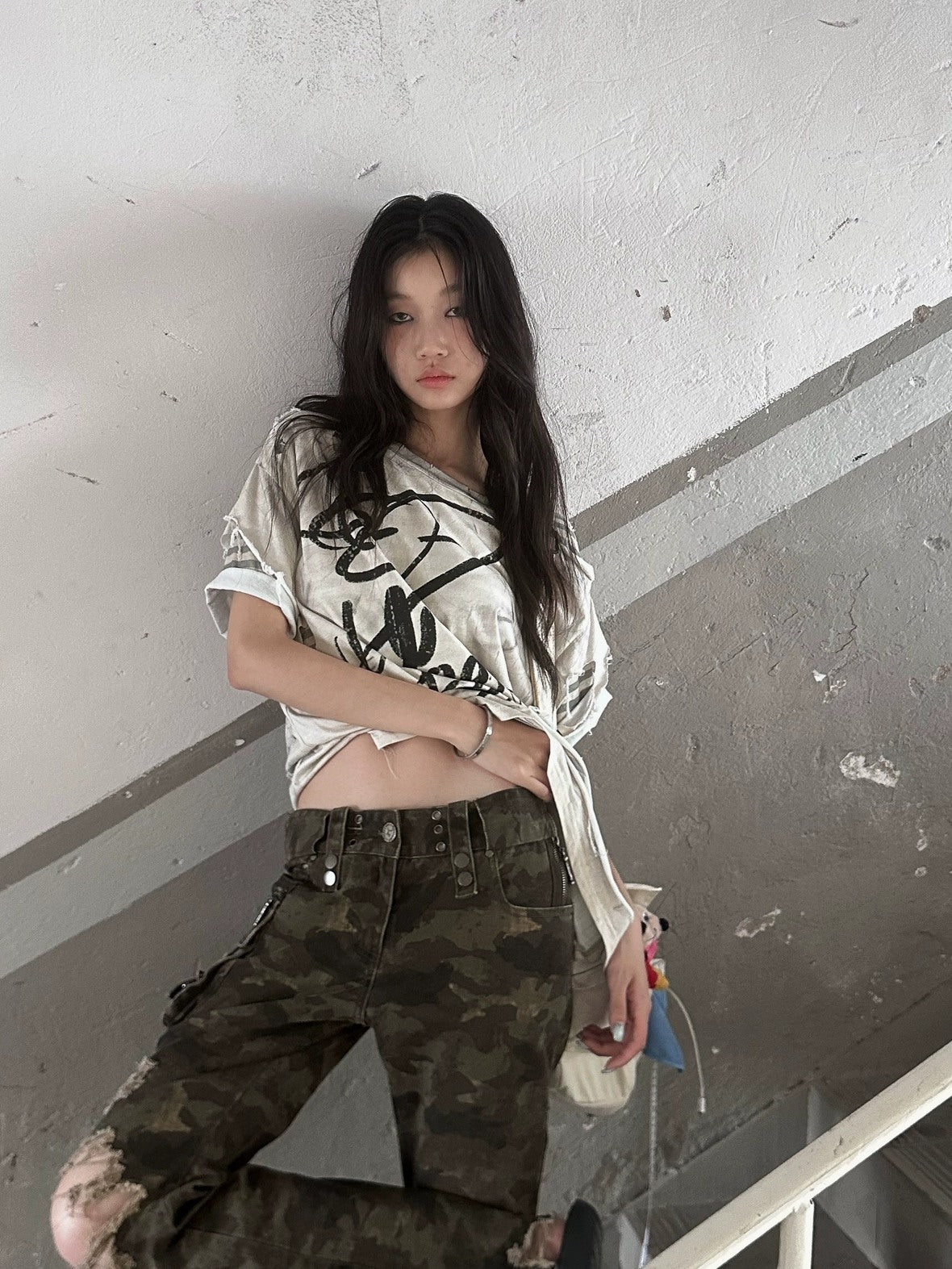 FULLTIDE 100 Percent Cotton Relaxed Fit Printed Round Neck Women Short Sleeve T-Shirt