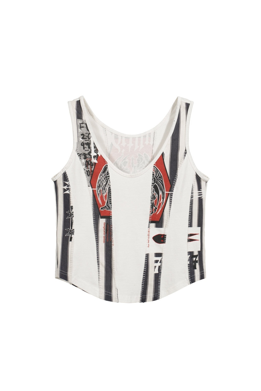 FULLTIDE_Angels_And_Demons_Hand_Painted_Irregular_Print_Women&