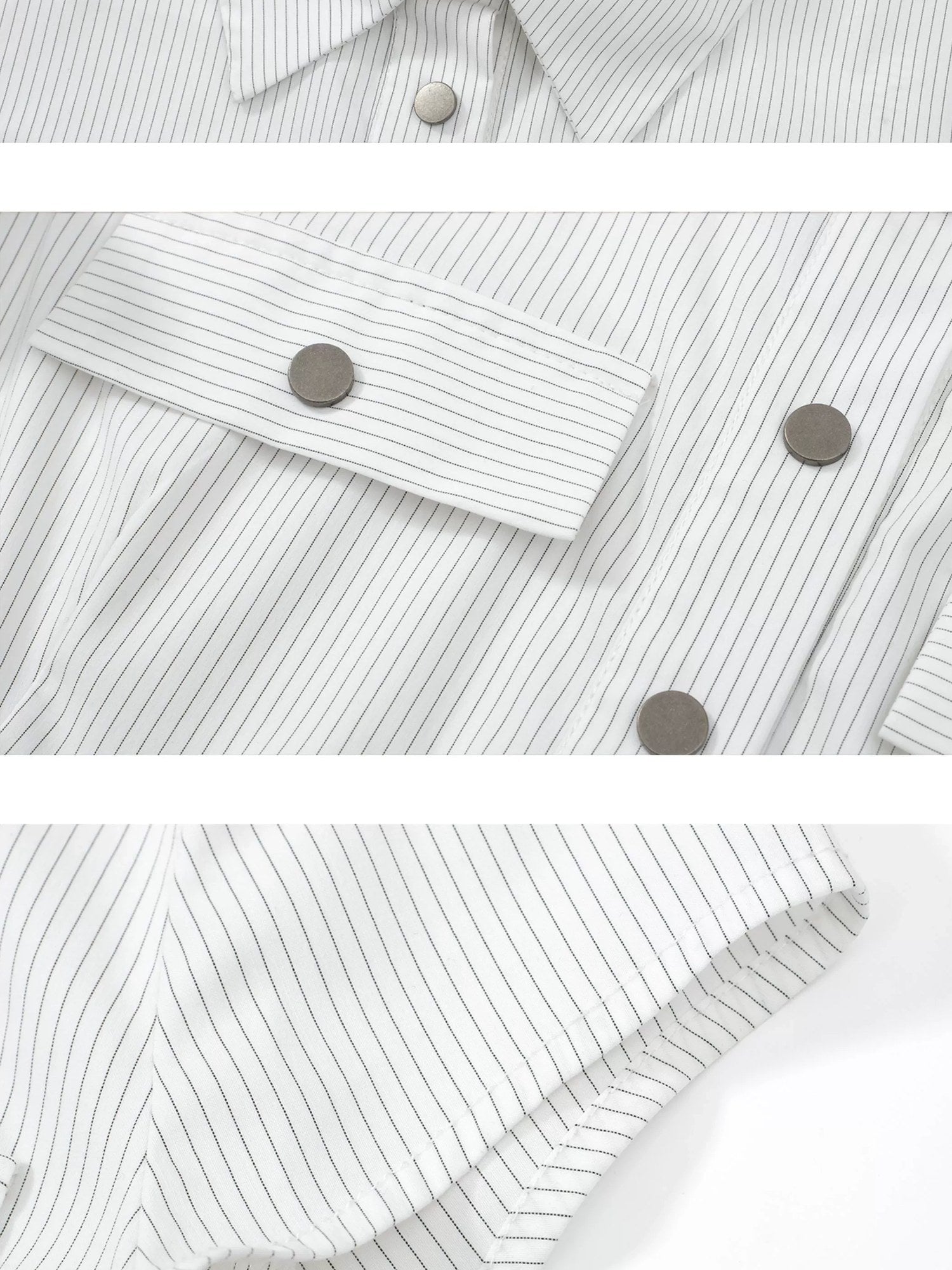 FULLTIDE Cotton Blend Slim Fit Polo Collar Button Front Short Sleeve Workwear Women Shirt