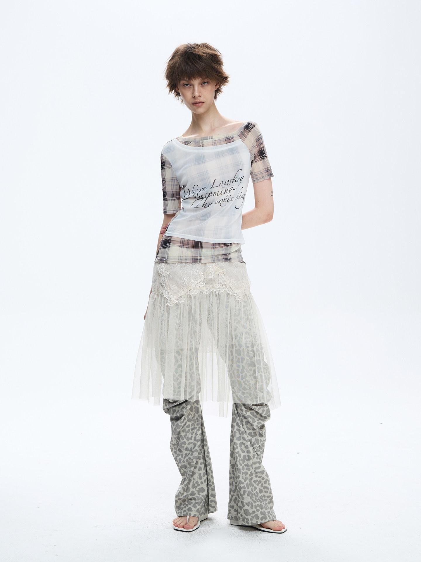 FULLTIDE Deconstructed Leopard Asymmetrical Women&
