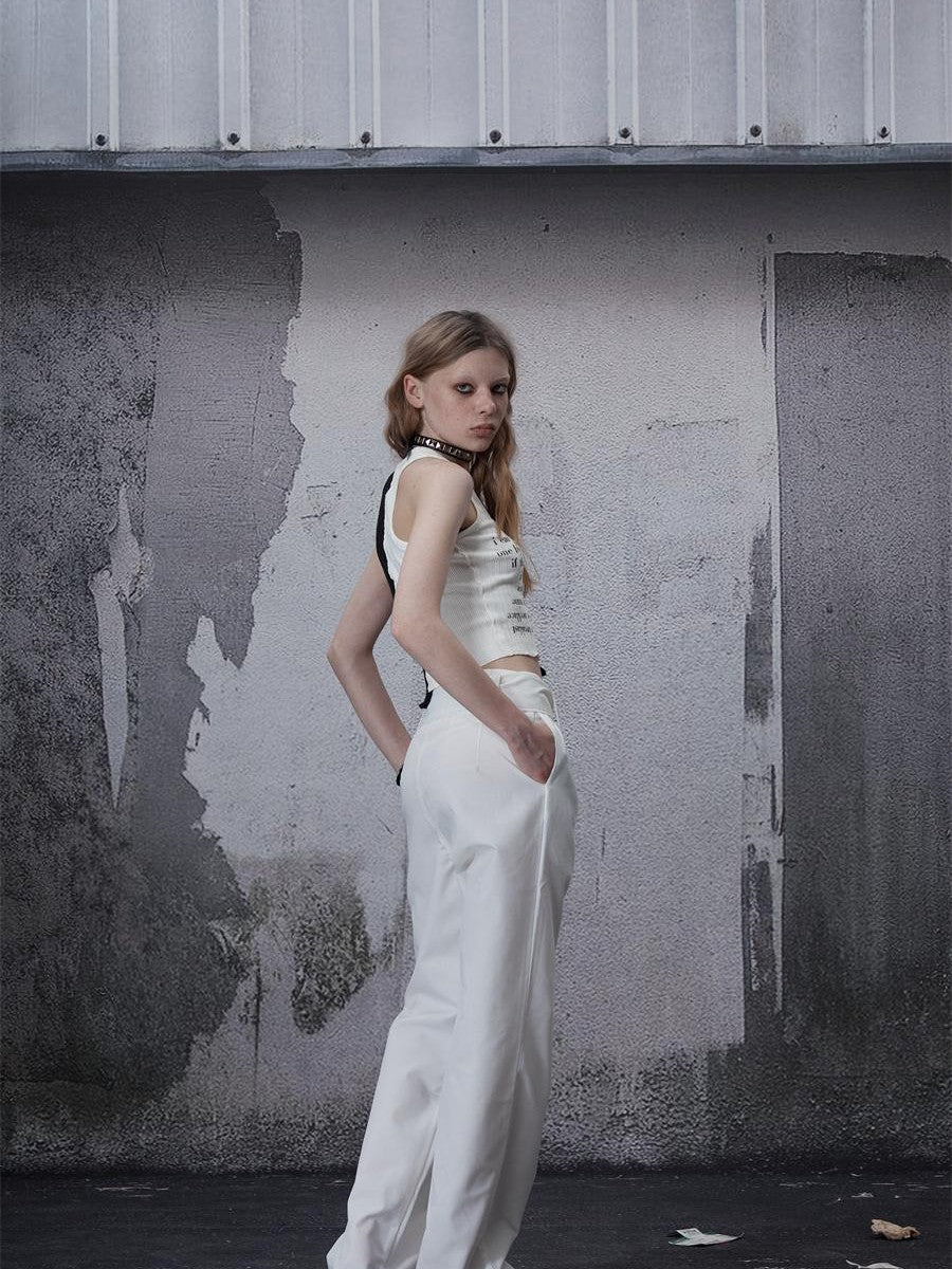 FULLTIDE Detachable Wide Belt Satin Women&