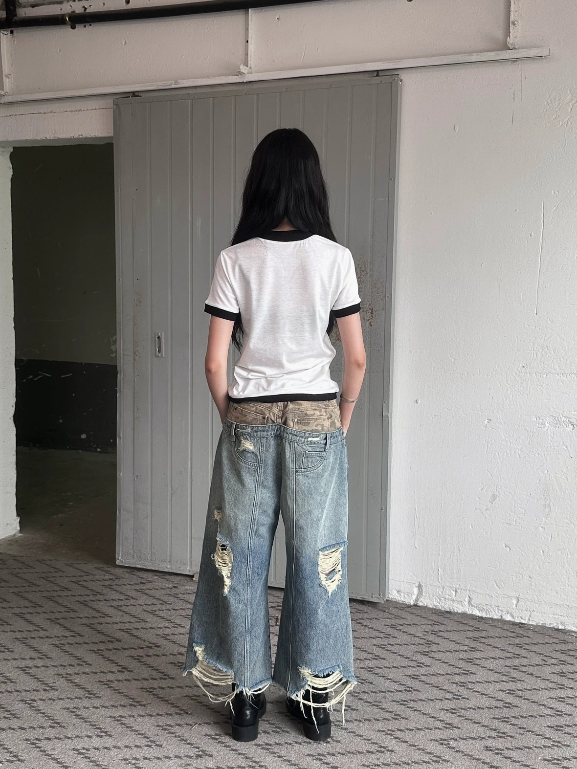 FULLTIDE Hot Girl Cropped Round Neck Short Sleeve 100 Percent Cotton Women T-Shirt