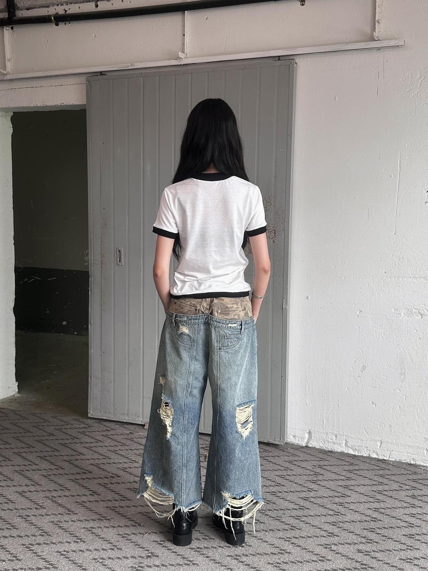 FULLTIDE Hot Girl Cropped Round Neck Short Sleeve 100 Percent Cotton Women T-Shirt