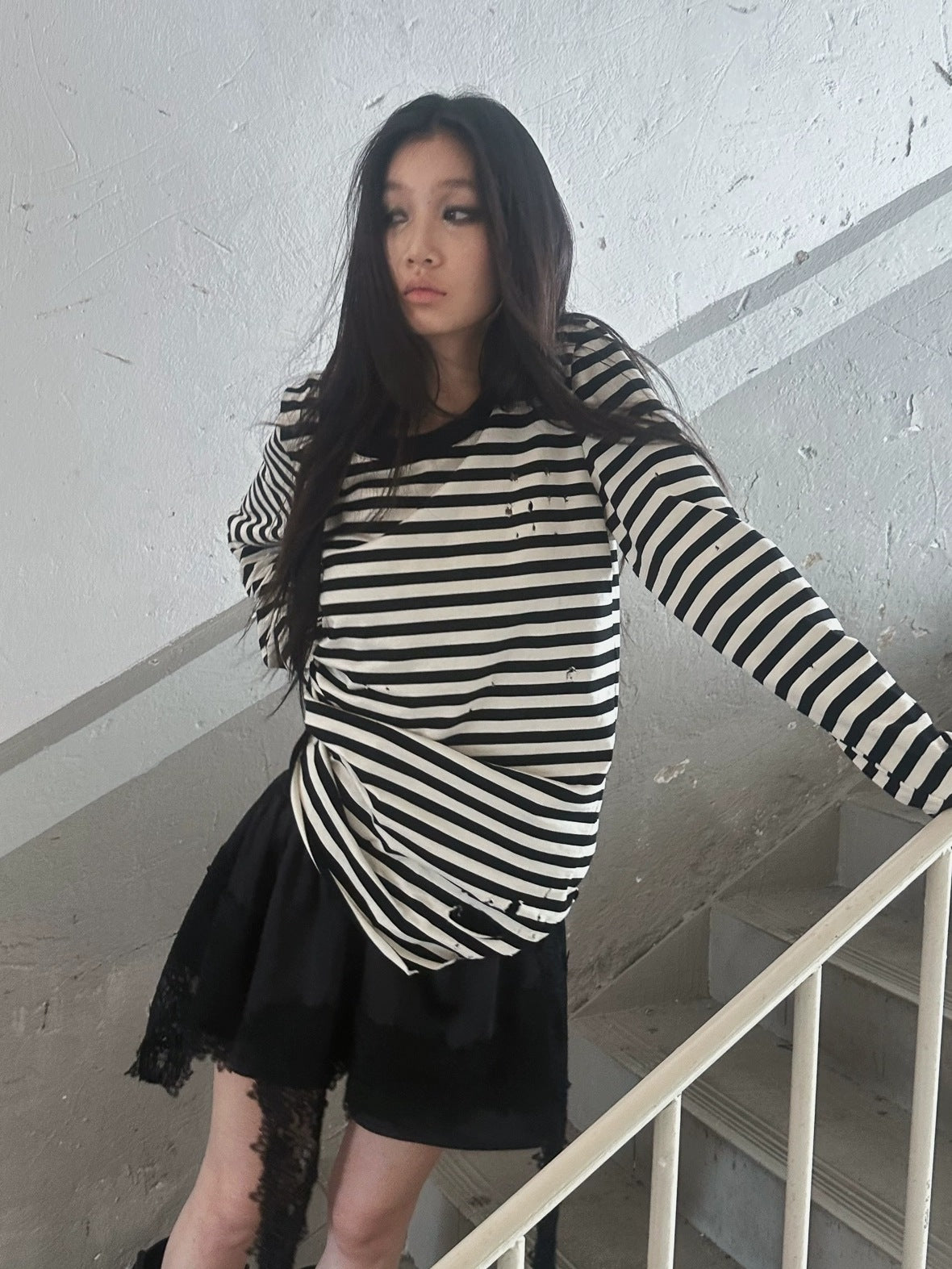 FULLTIDE Low Waist Patchwork Street Style Women Triacetate Fabric Mini Skirt