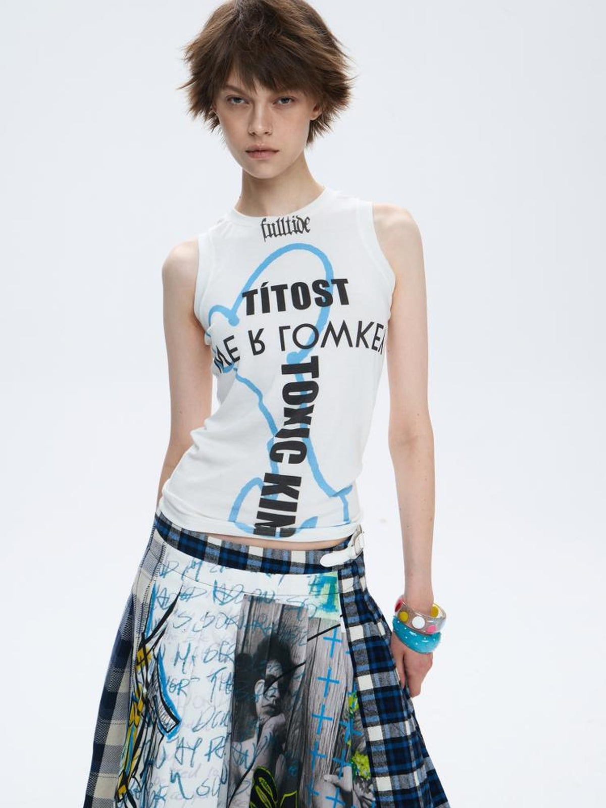 FULLTIDE Printed Stretch Slim Fit Women&
