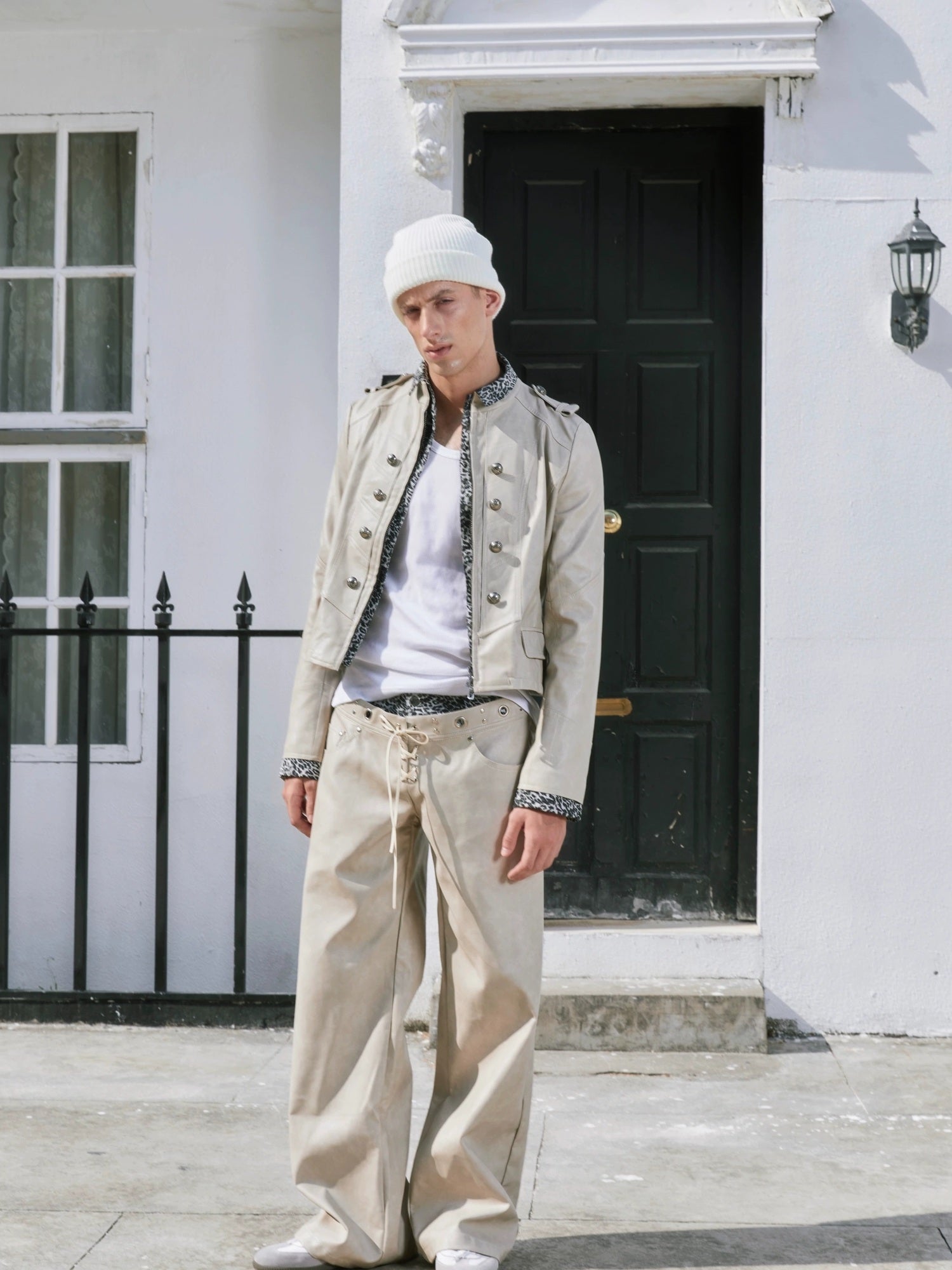 FULLTIDE Pu Slim Fit Street Style Stand Collar Long Sleeve Women Outerwear Jacket