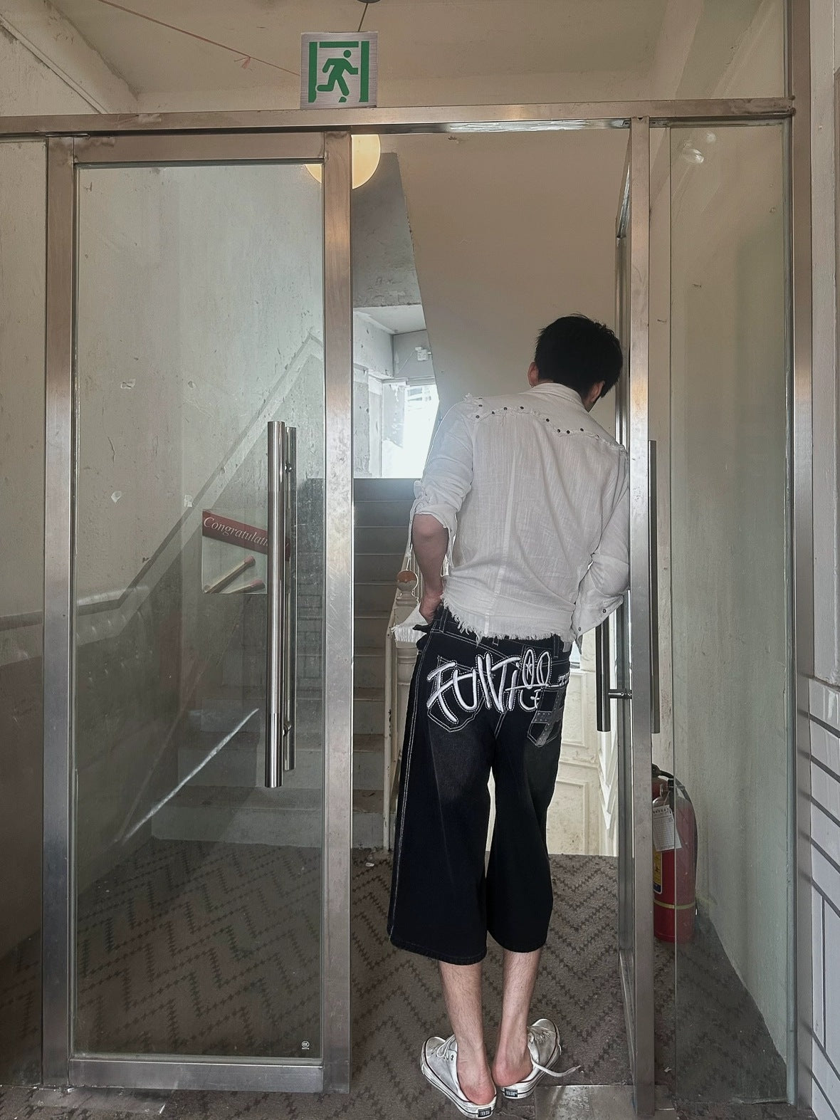 FULLTIDE Pure Cotton Breathable Casual Slim Square Neck Bell Sleeve Midlength Women Shirt