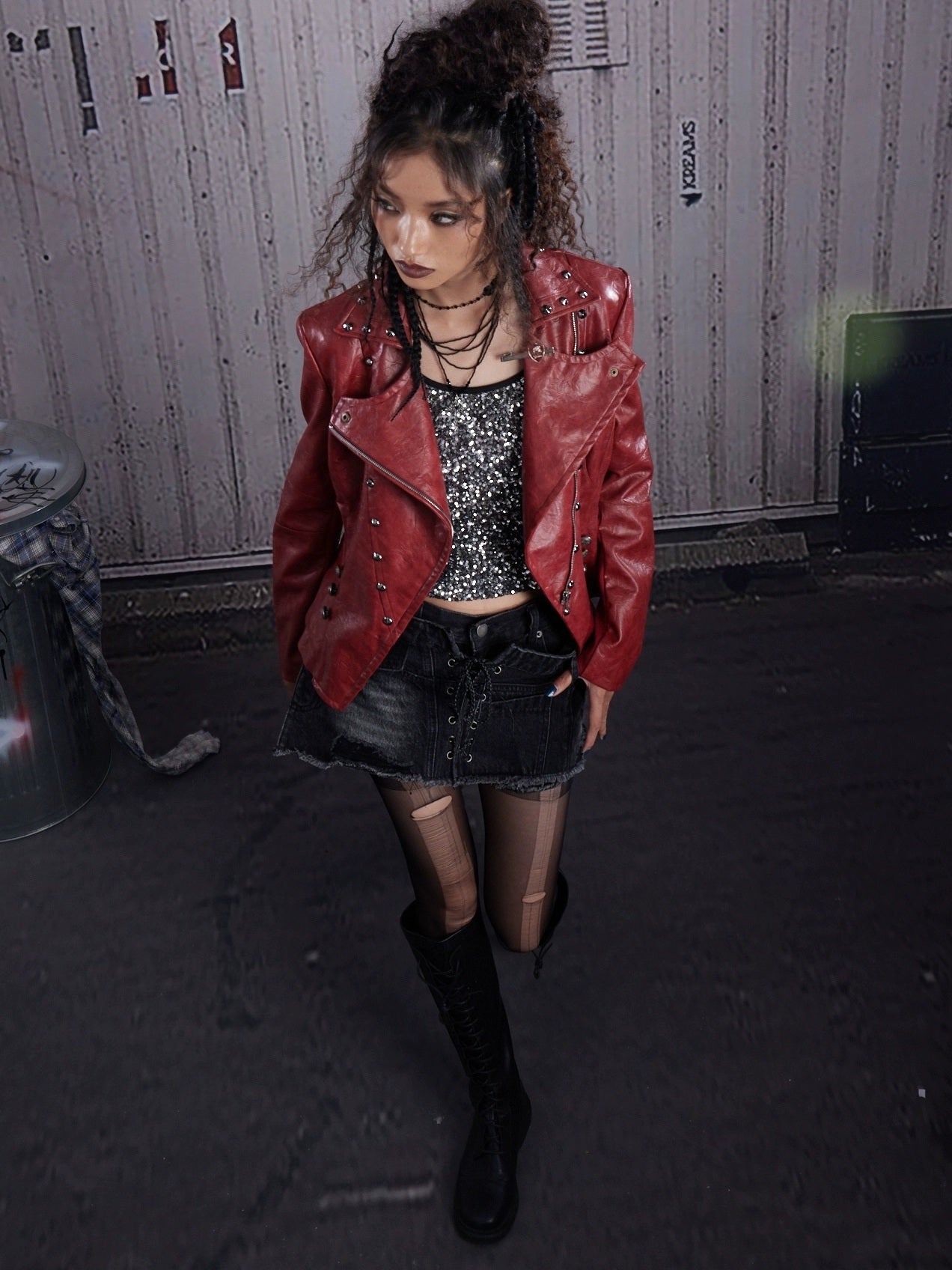 FULLTIDE Soft Cotton Black A Line Short Flattering Women Everyday Casual Mini Skirt