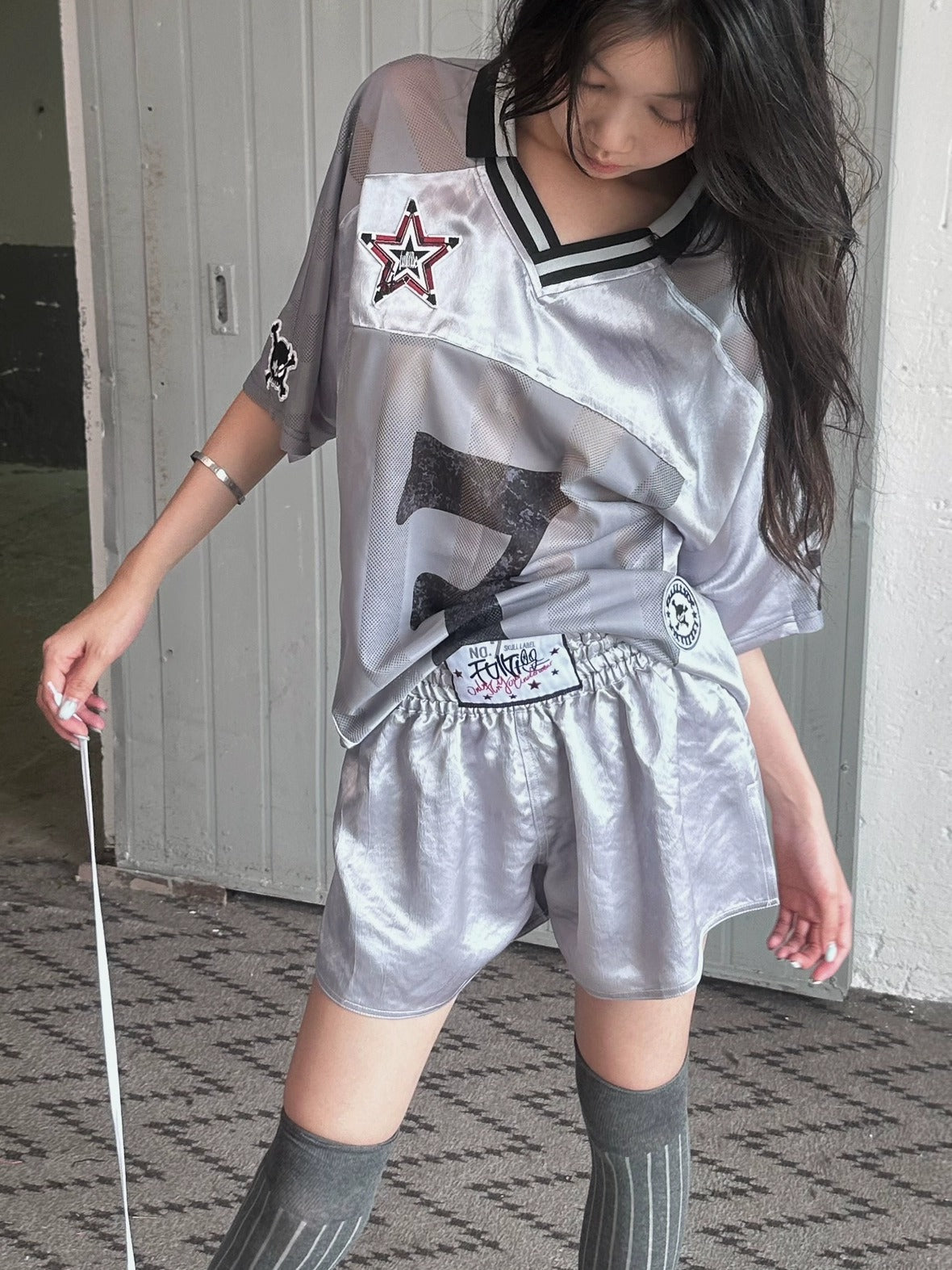 FULLTIDE Versatile Lightweight Straight Leg Natural Waist Women Triacetate Shorts