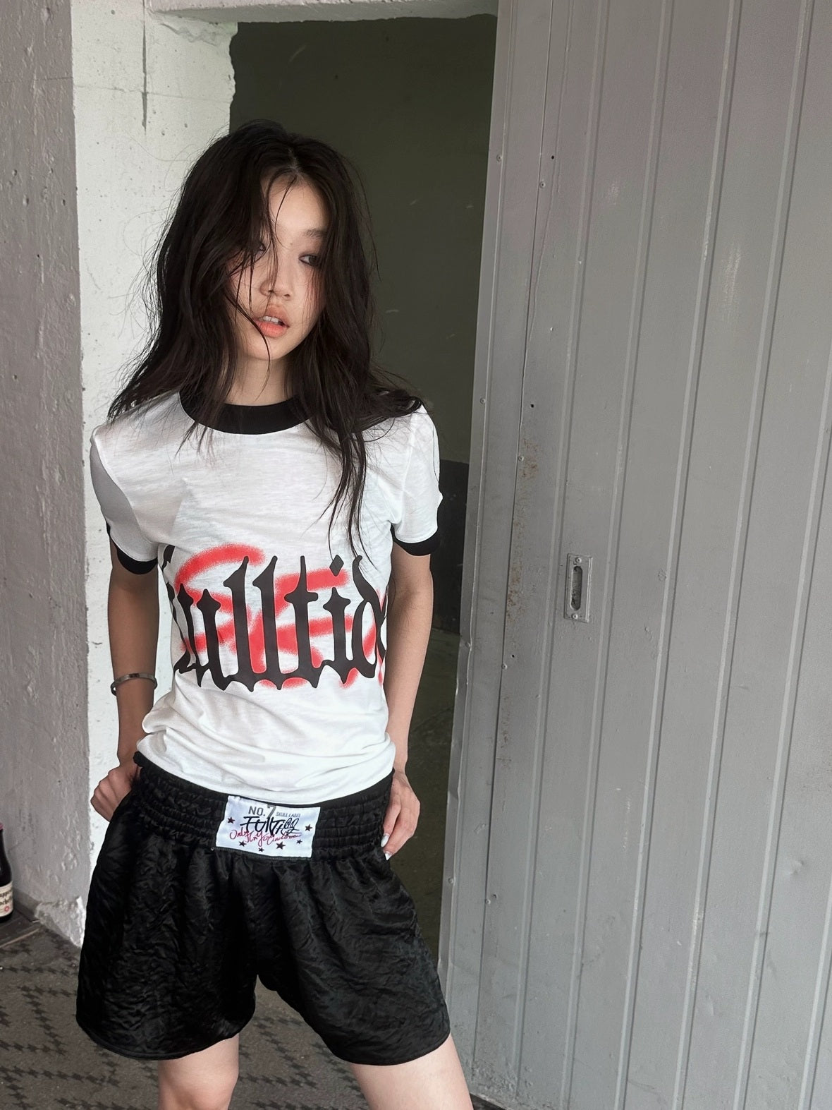 FULLTIDE Versatile Lightweight Straight Leg Natural Waist Women Triacetate Shorts