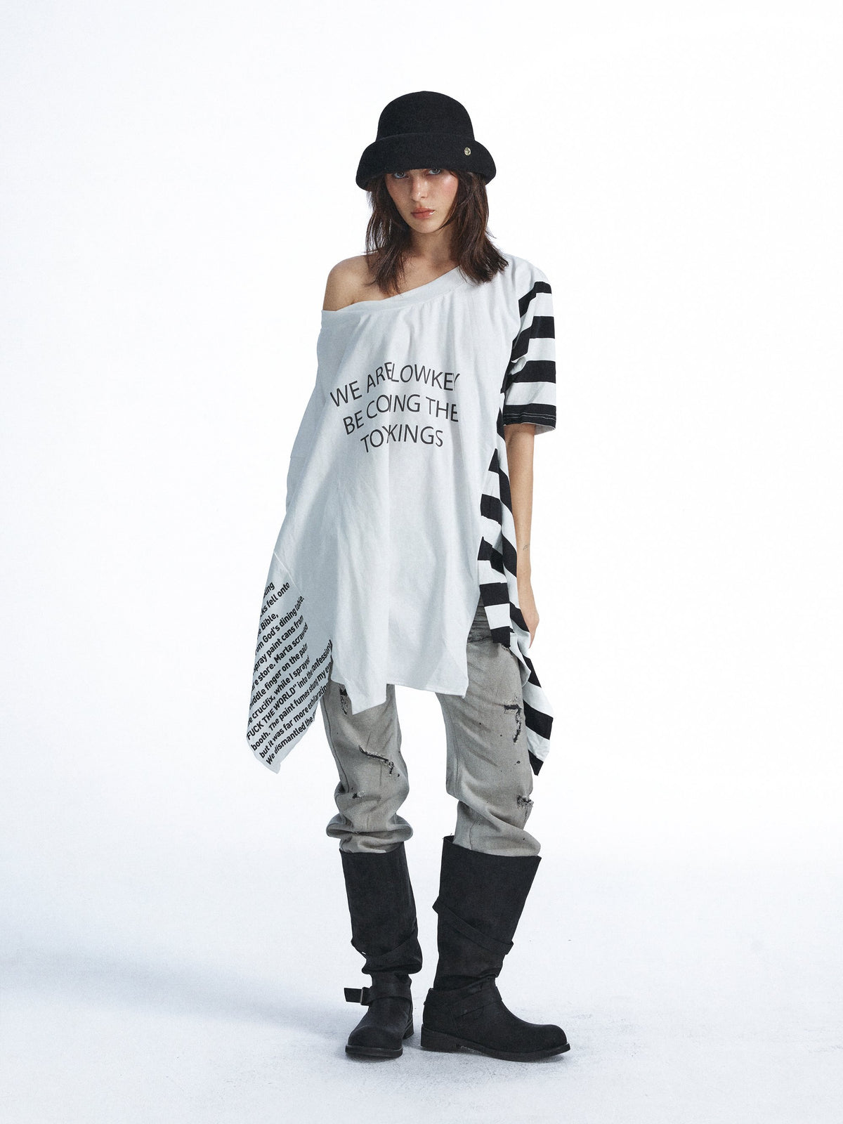 FULLTIDE_Washed_Distressed_Letter_Patchwork_Asymmetric_Women&