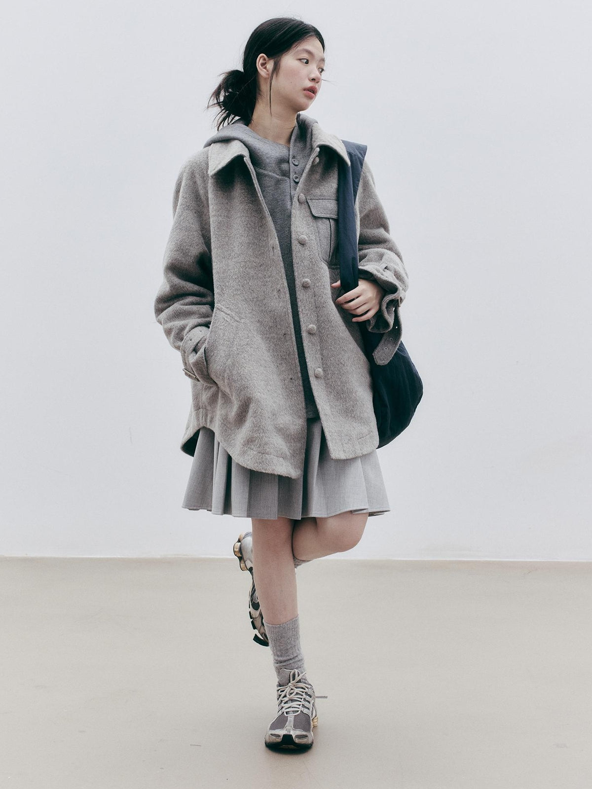 FUSSED Asymmetric Deconstructed Loose Fit Cotton Women&