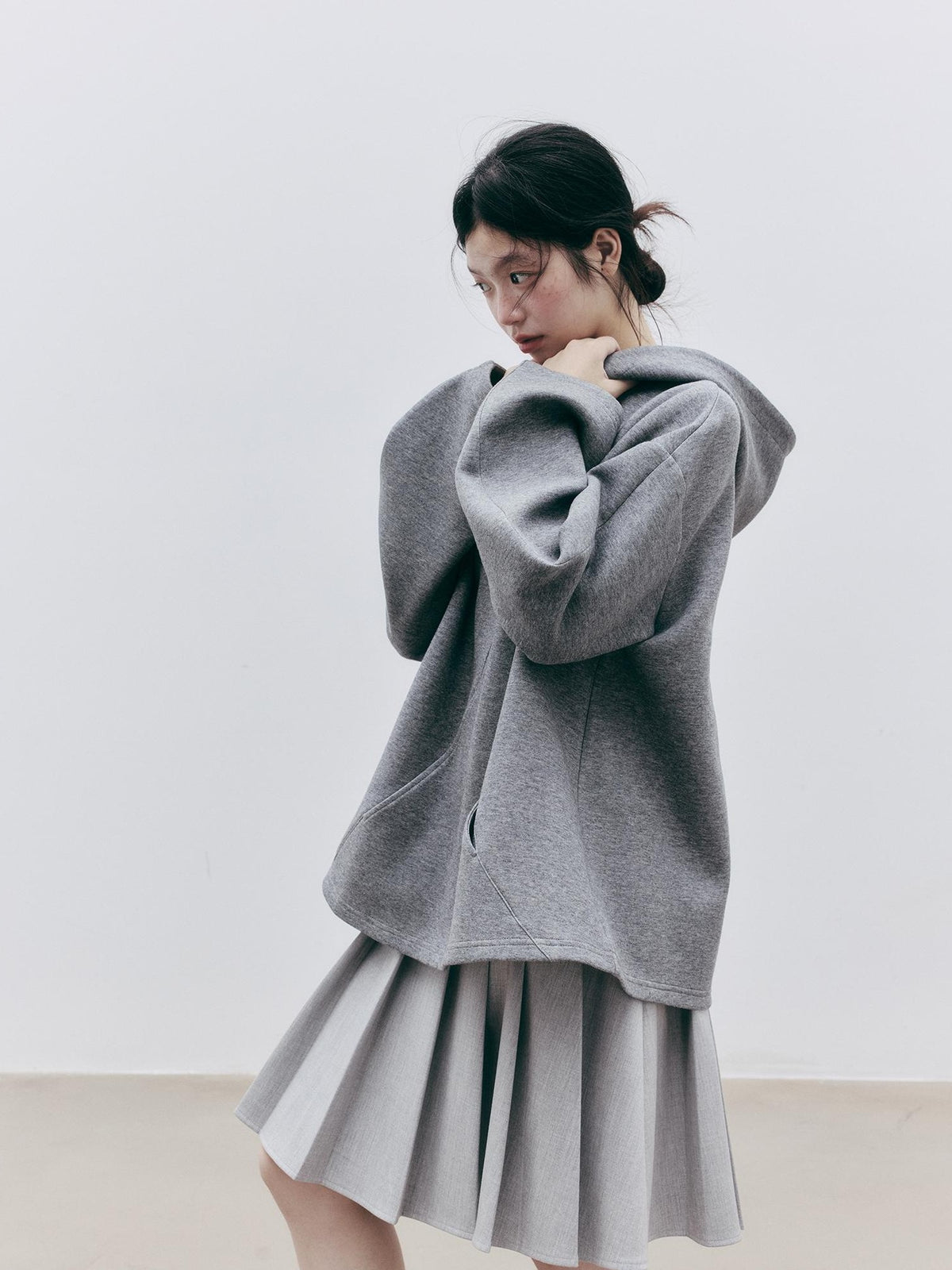 FUSSED Asymmetric Deconstructed Loose Fit Cotton Women&