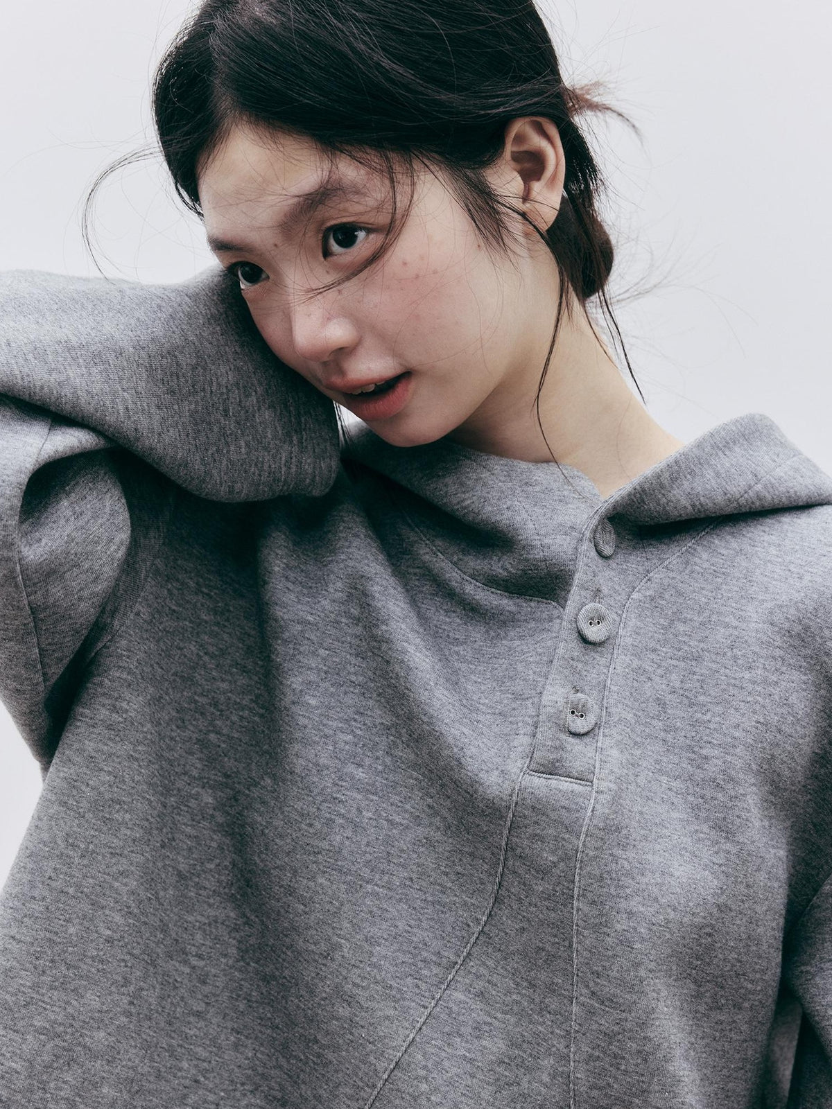 FUSSED Asymmetric Deconstructed Loose Fit Cotton Women&