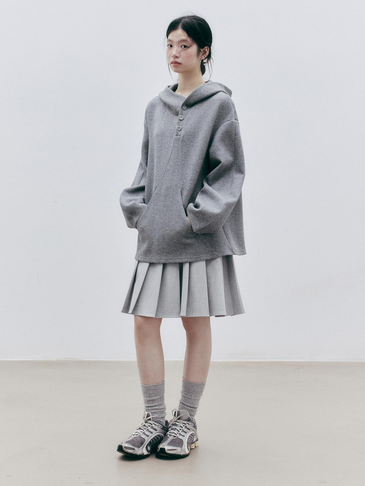 FUSSED Asymmetric Deconstructed Loose Fit Cotton Women&