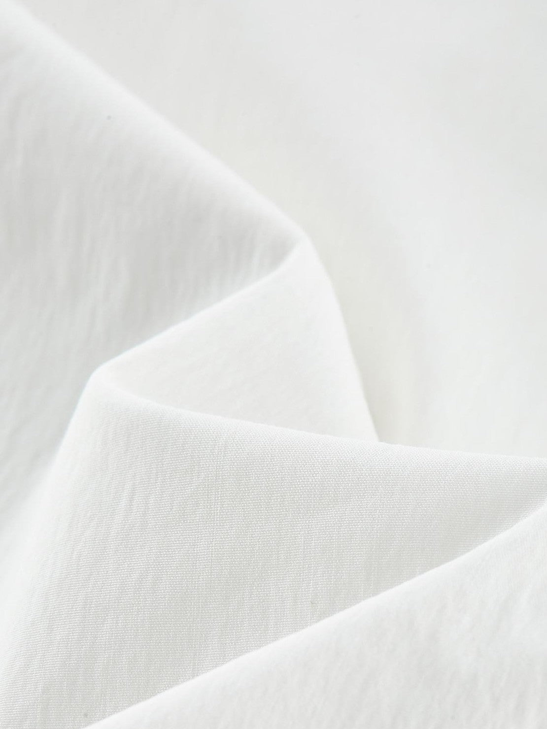 FUSSED Asymmetric Ruffle 3d Cut Flared Sleeve Cotton Women&