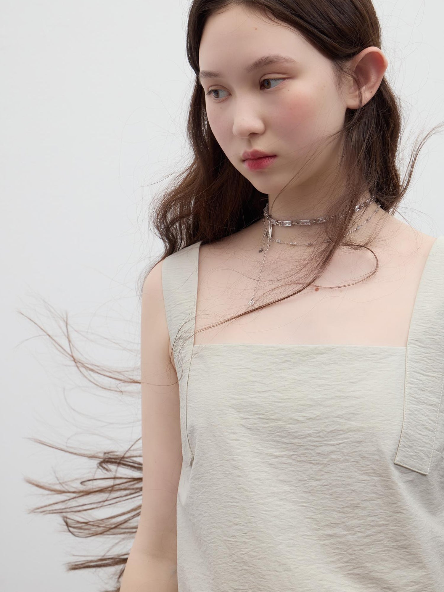 FUSSED Asymmetric Sage Green Tiered Midi Dress V Neck T Shirt Long Sleeve