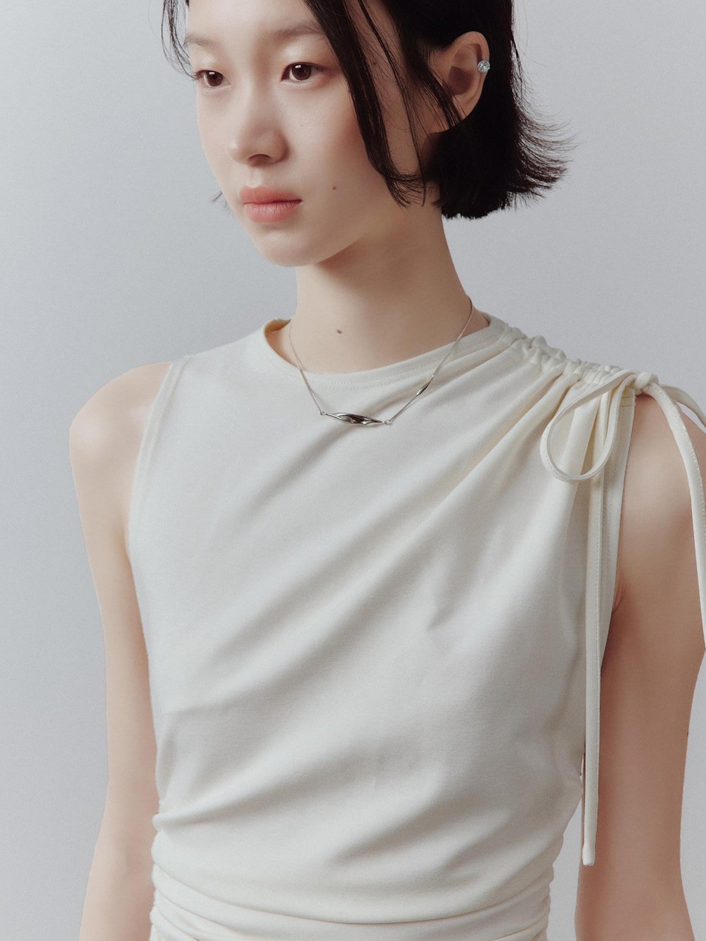 FUSSED Asymmetrical Pleated Knit Women&