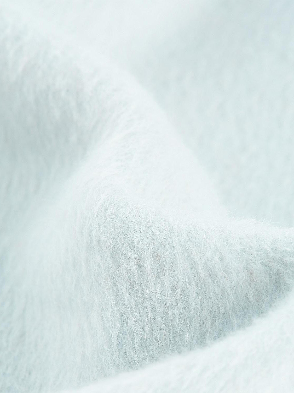 FUSSED Baby Blue Heavy Deconstructed Double Faced Shawl Women&