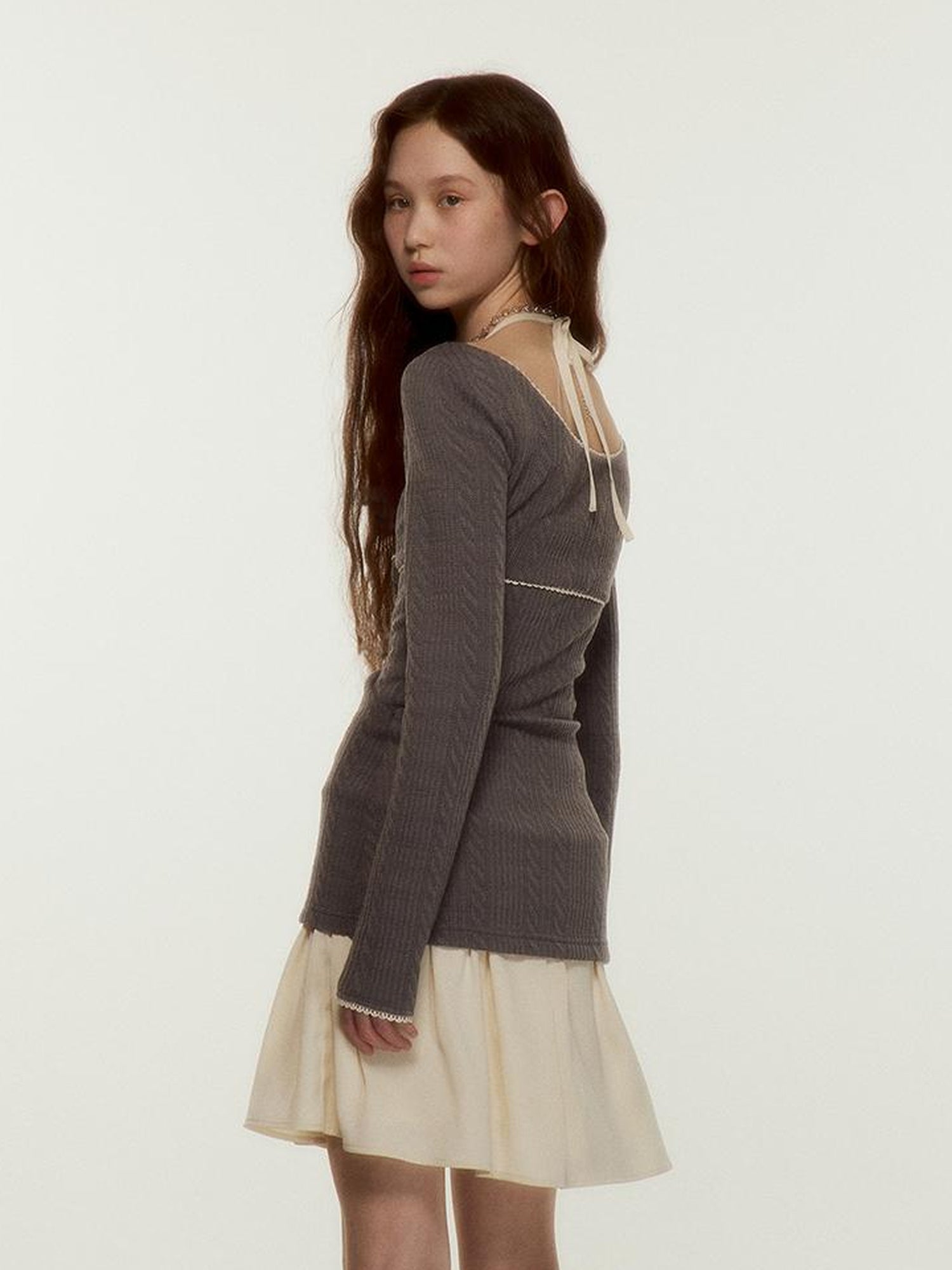 FUSSED Ballet Lace Knit Top In Three Colors