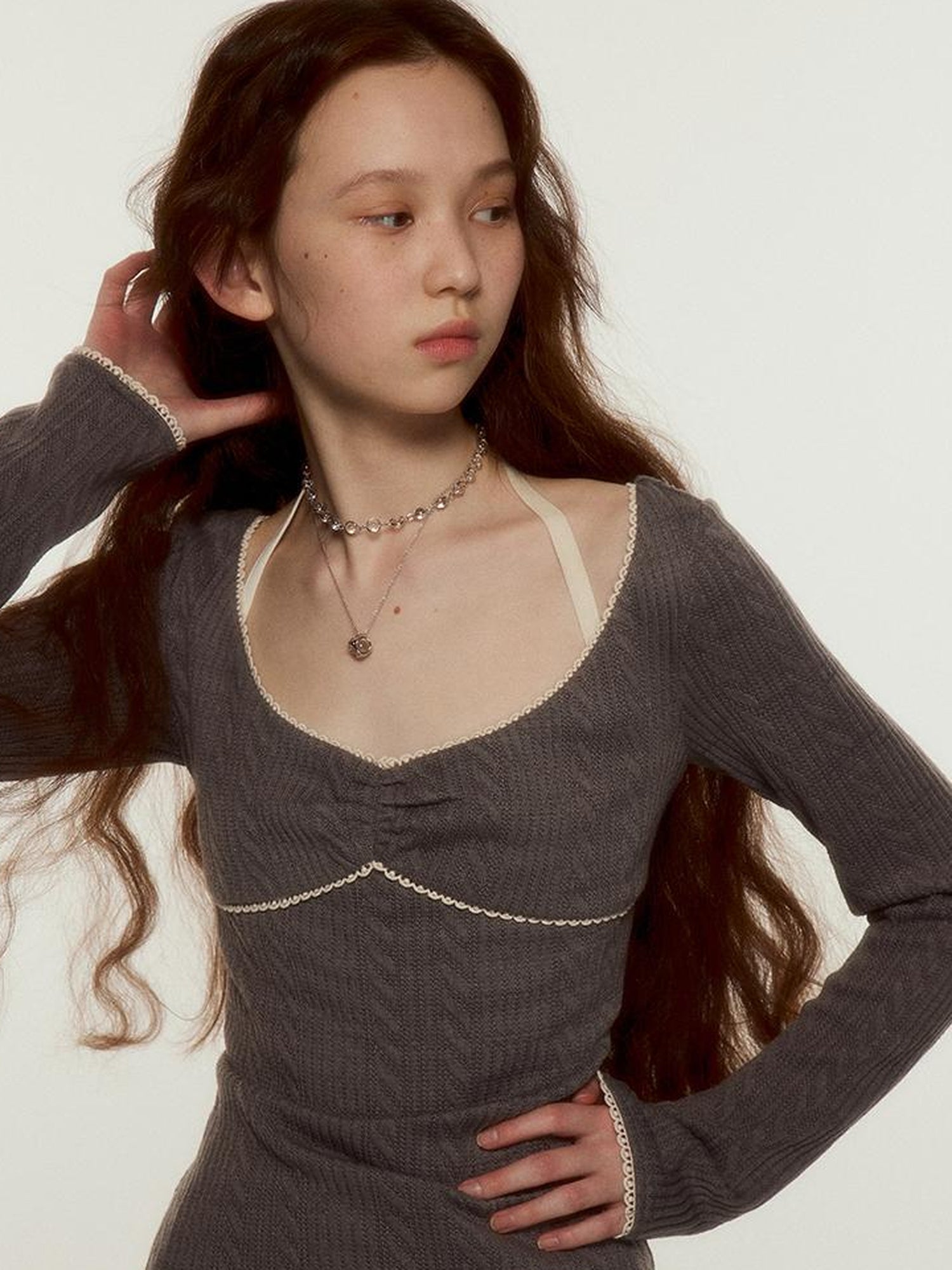 FUSSED Ballet Lace Knit Top In Three Colors