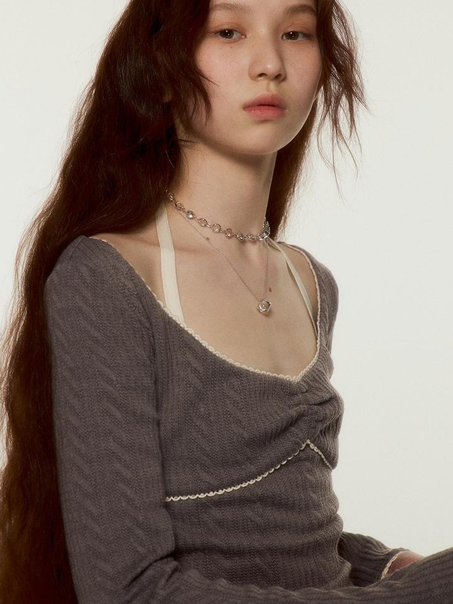 FUSSED Ballet Lace Knit Top In Three Colors