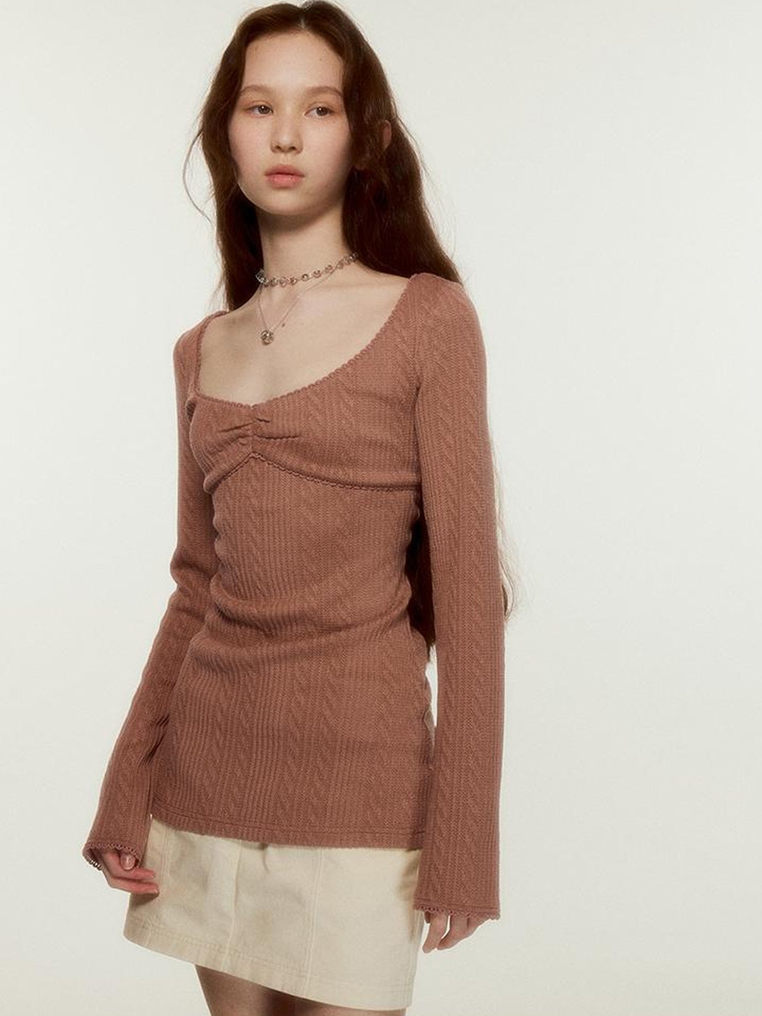 FUSSED Ballet Lace Knit Top In Three Colors