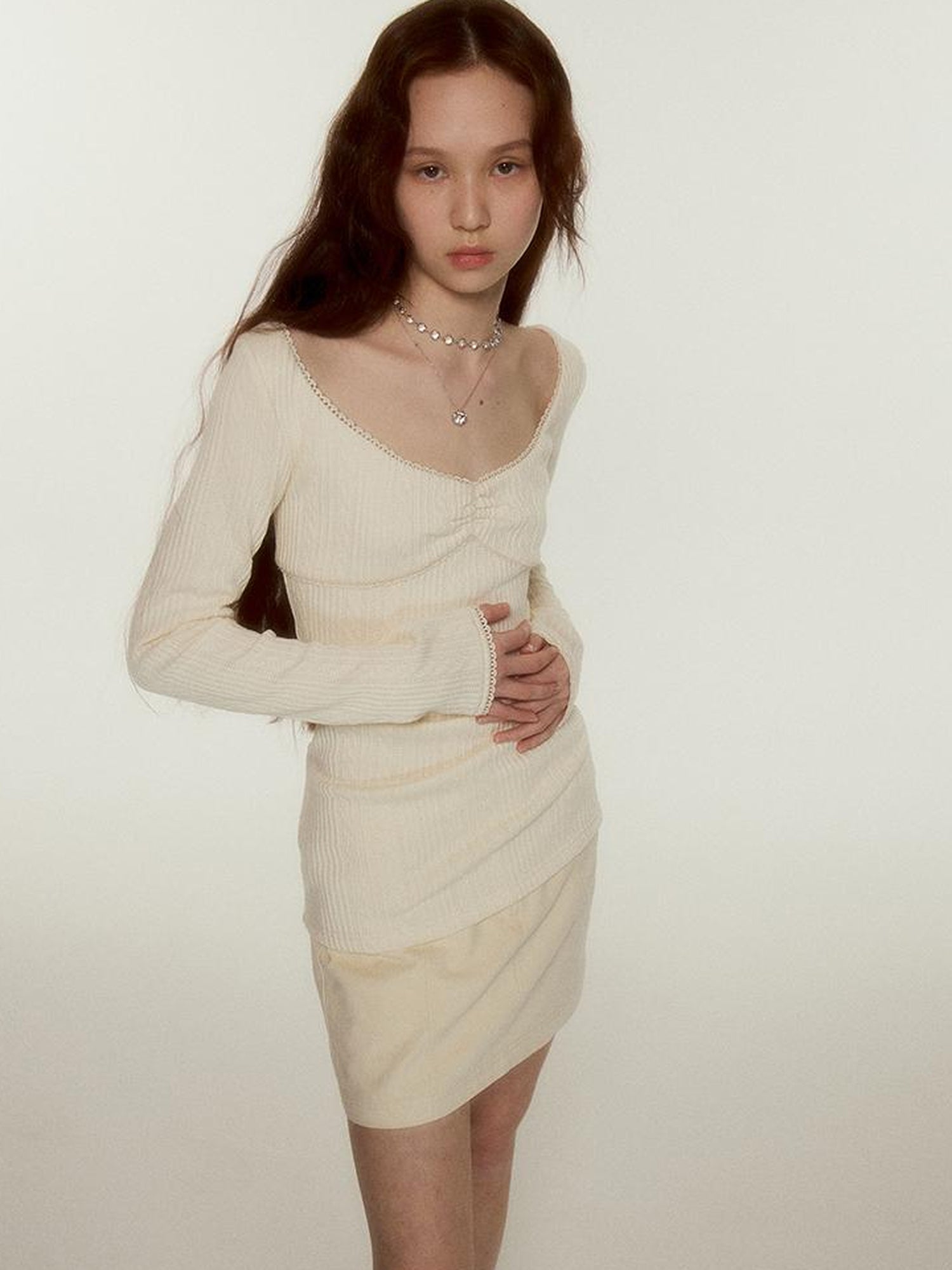 FUSSED Ballet Lace Knit Top In Three Colors