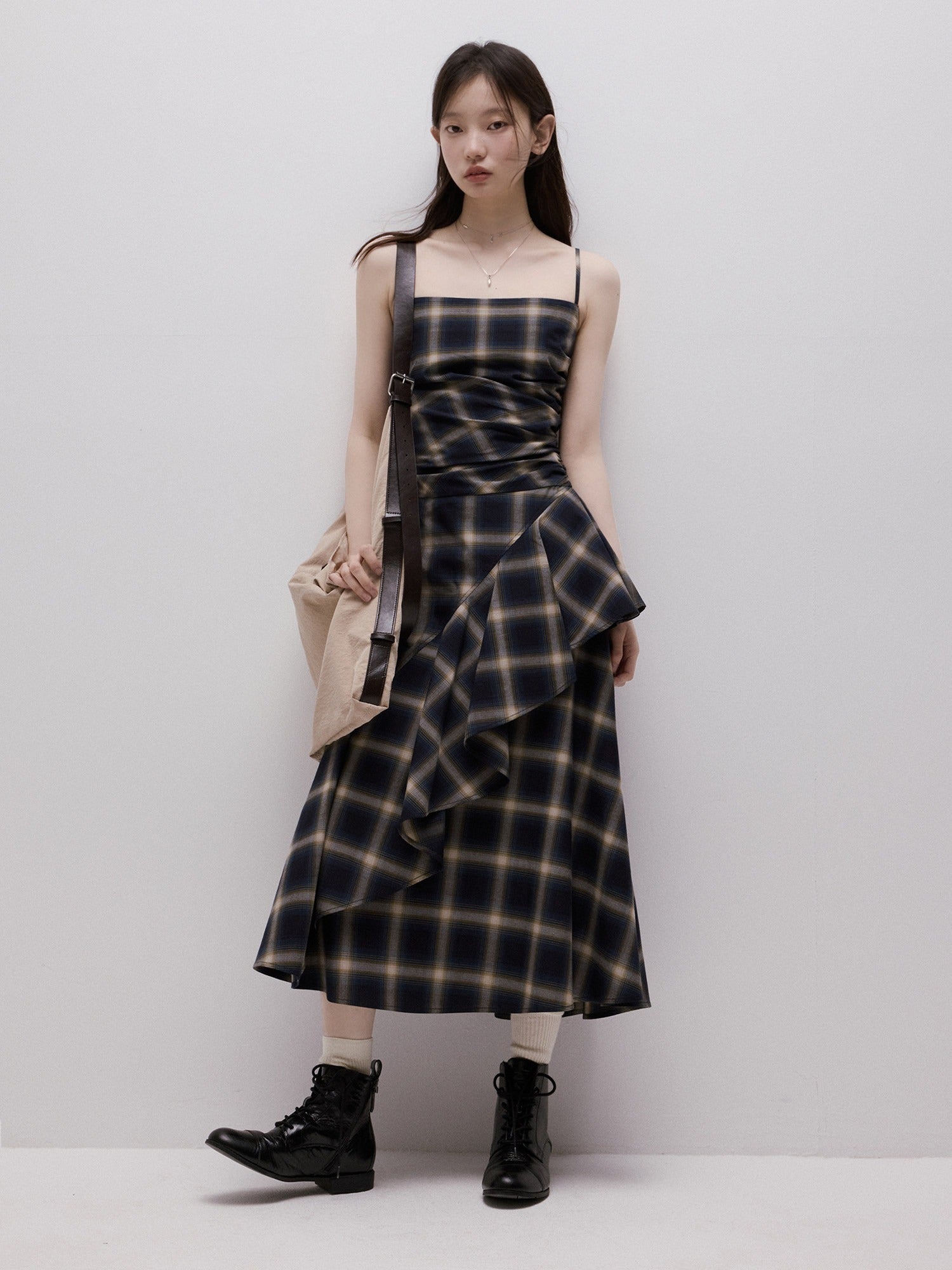 FUSSED_Blue_Duplin_Check_Deconstructed_Spliced_Women&