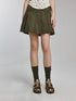 FUSSED_Cedar_Green_Heavy_Duty_Cotton_A_Line_Mini_Skirt_With_Safety_Shorts_MISSTT