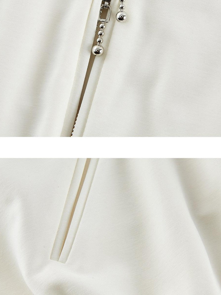 FUSSED Cloud Bubble Sandwash Fluffy Cropped Pocket Drop Shoulder Women&
