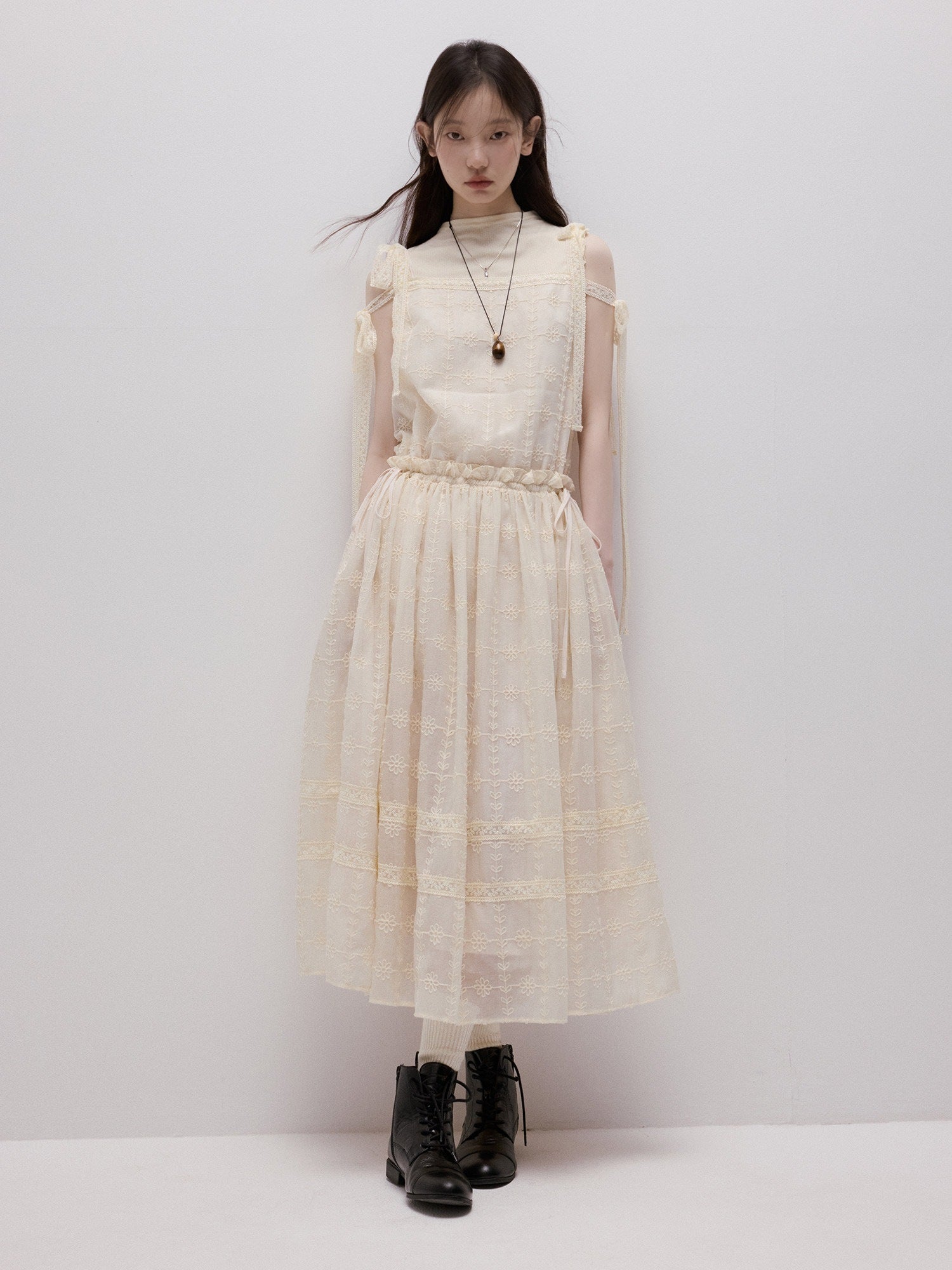 FUSSED_Cloud_Mist_White_Layered_Patchwork_Embossed_Jacquard_Women&