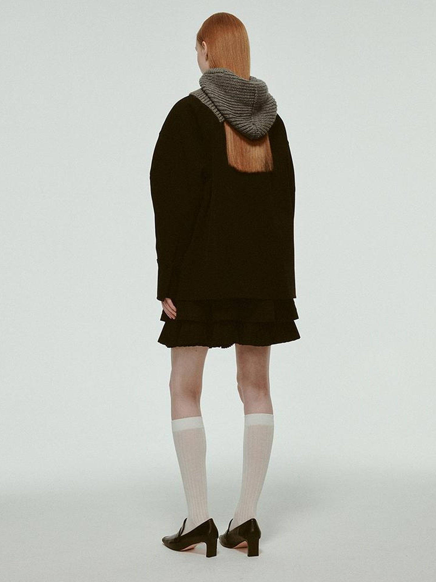 FUSSED Deconstructed Wool Blend Utility Jacket With 3D Paneling