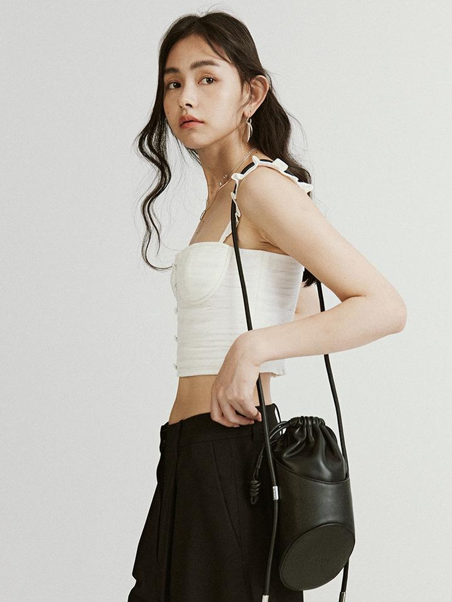 FUSSED Delicate Layered Ruffle Camisole Top