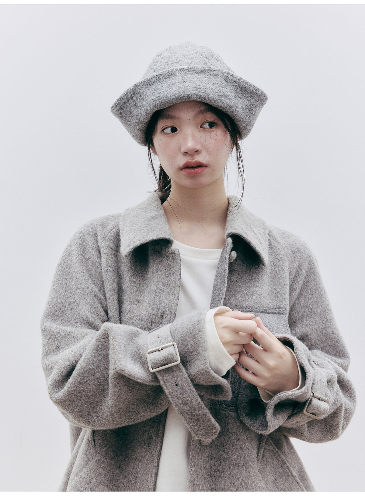 FUSSED_Folded_Rolled_Brim_Solid_Wool_Women&