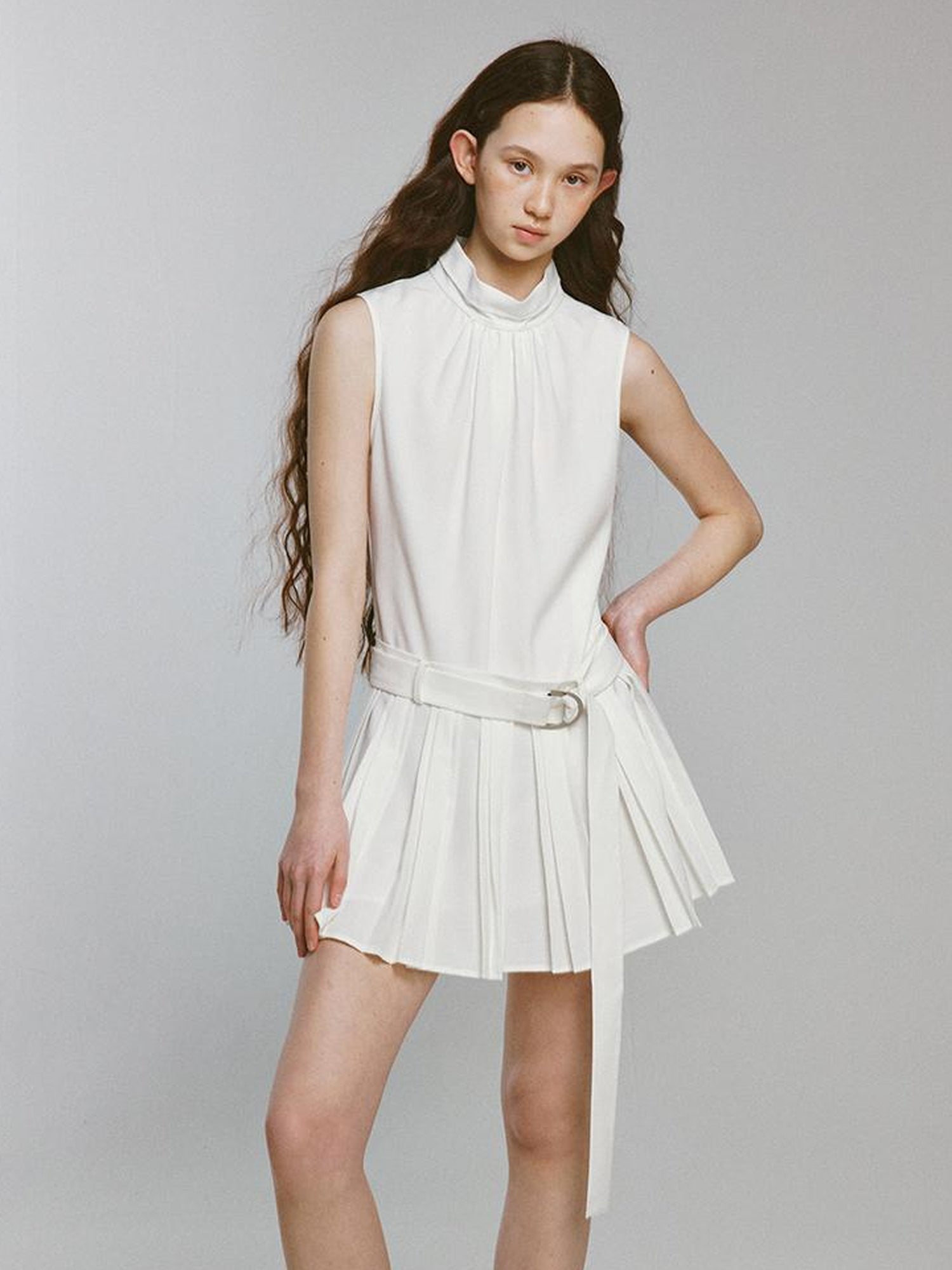 FUSSED Fresh Air Relaxed Tiered Ruffle A Line Dress