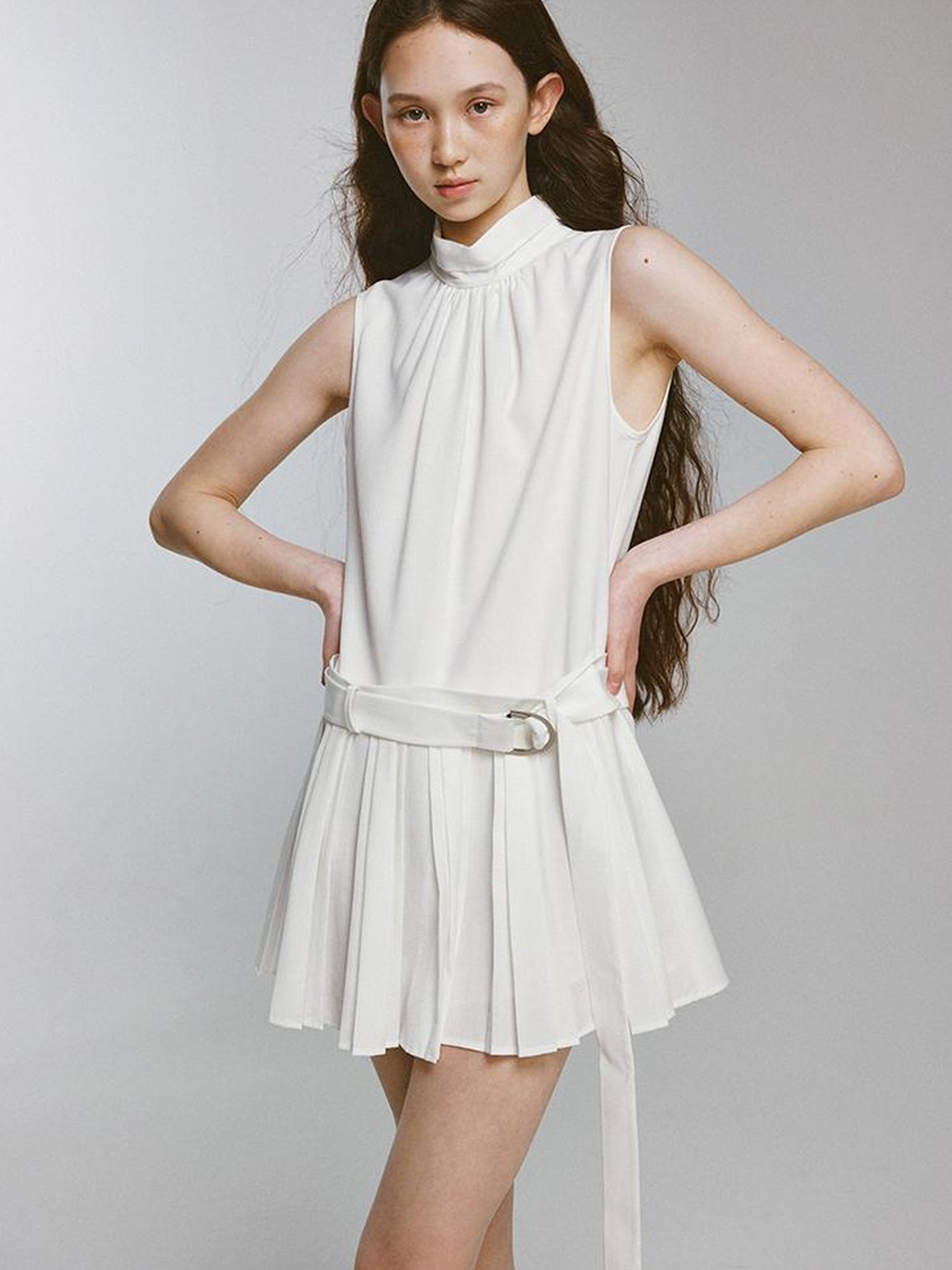 FUSSED Fresh Air Relaxed Tiered Ruffle A Line Dress