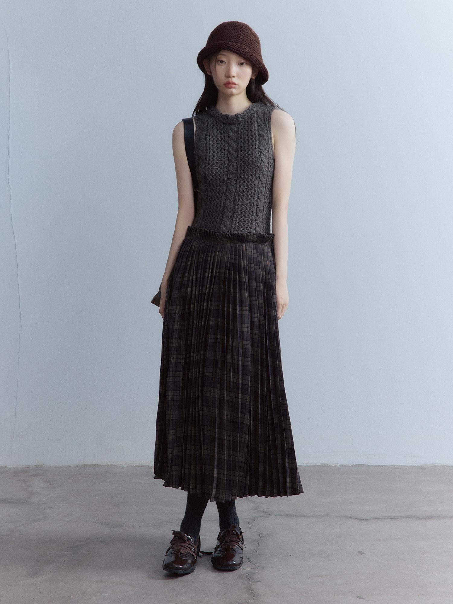 FUSSED Girlish Patchwork Low Waist Slim A Line Women Date Campus Emerald Maxi Dresses
