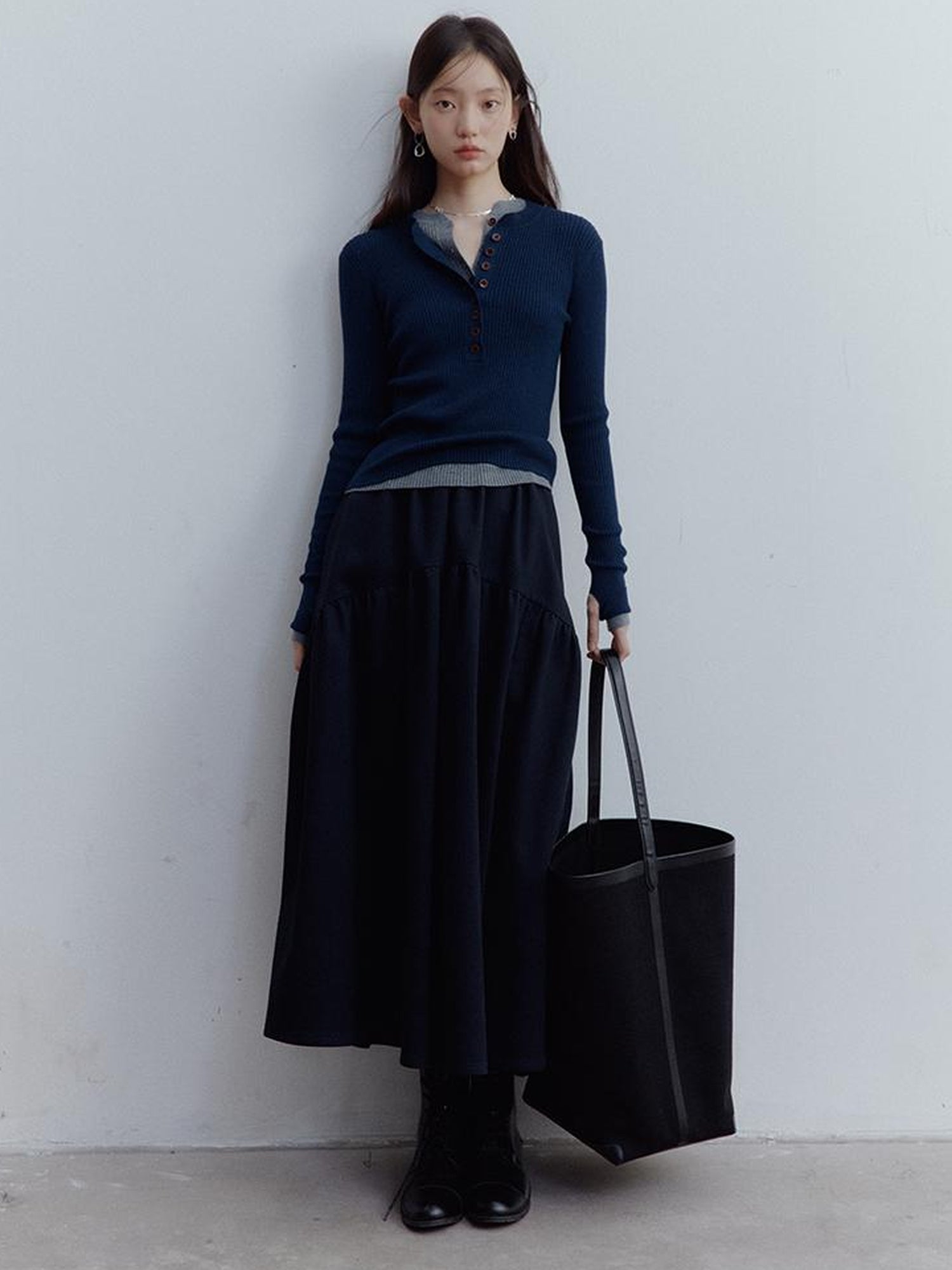 FUSSED Henry Neck Wool Knit Base Layer 6 Classic Colors