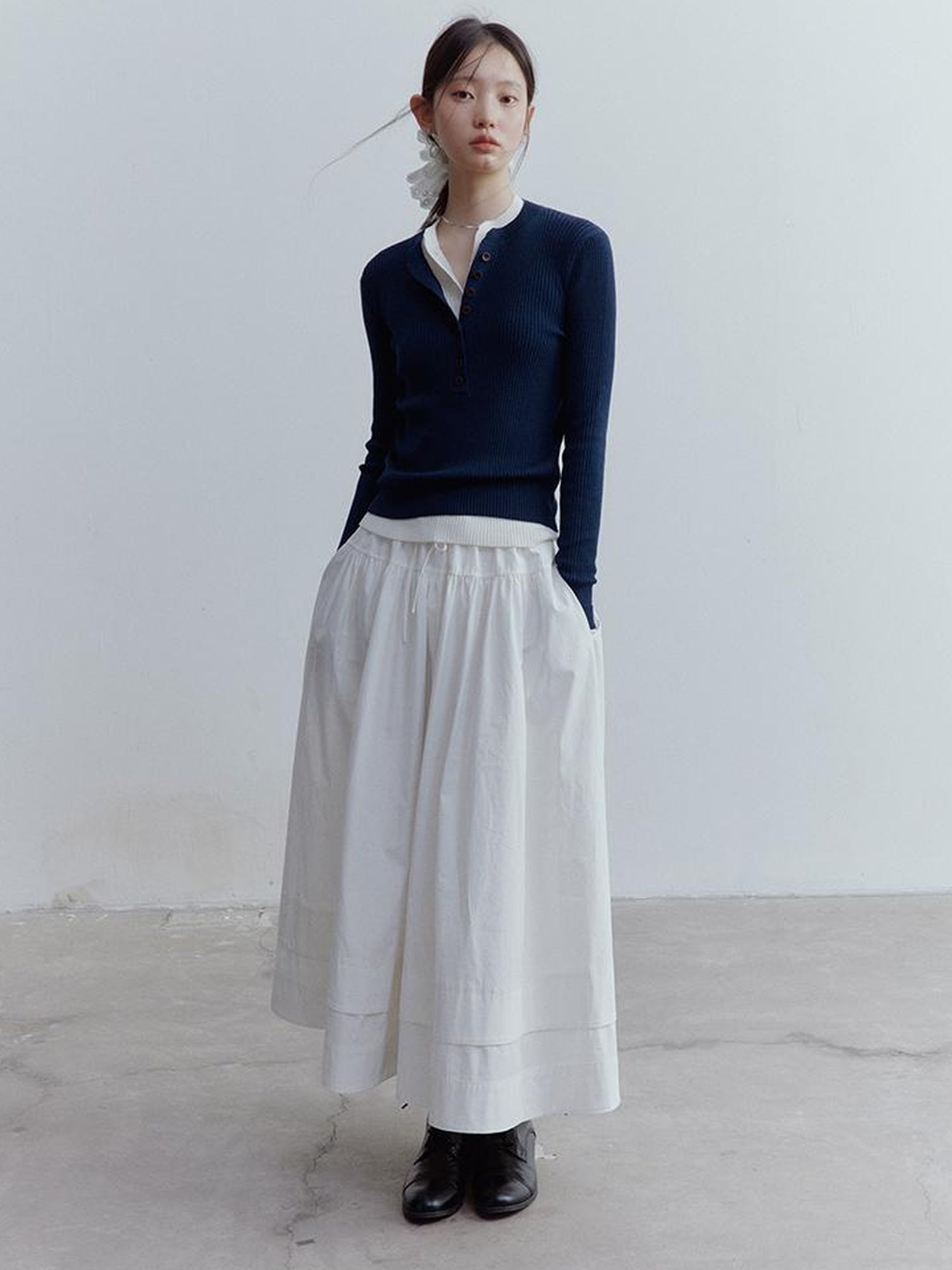 FUSSED Henry Neck Wool Knit Base Layer 6 Classic Colors