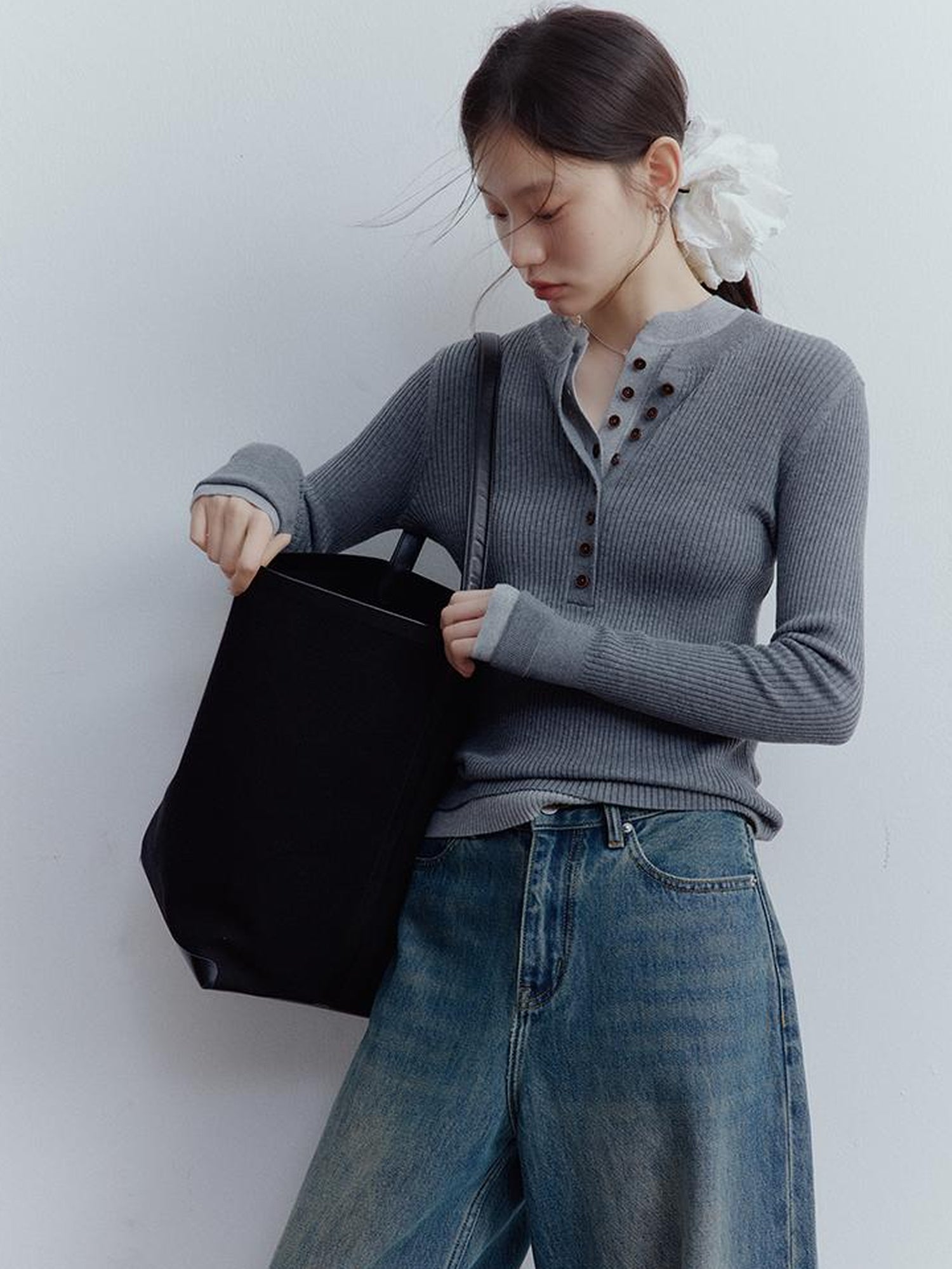 FUSSED Henry Neck Wool Knit Base Layer 6 Classic Colors