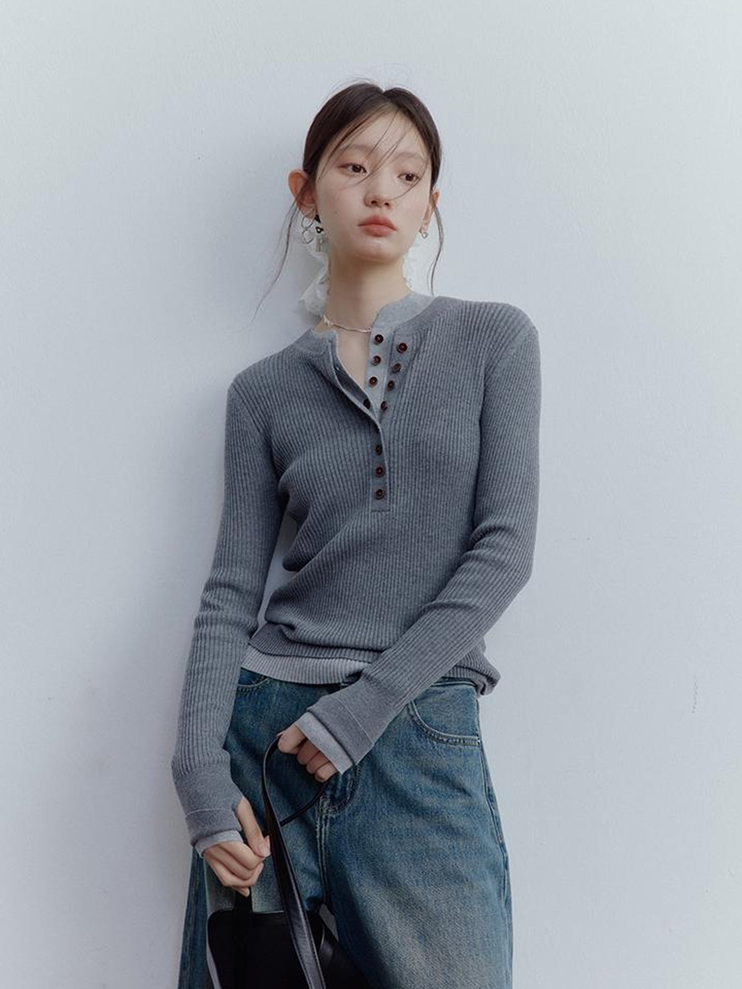 FUSSED Henry Neck Wool Knit Base Layer 6 Classic Colors