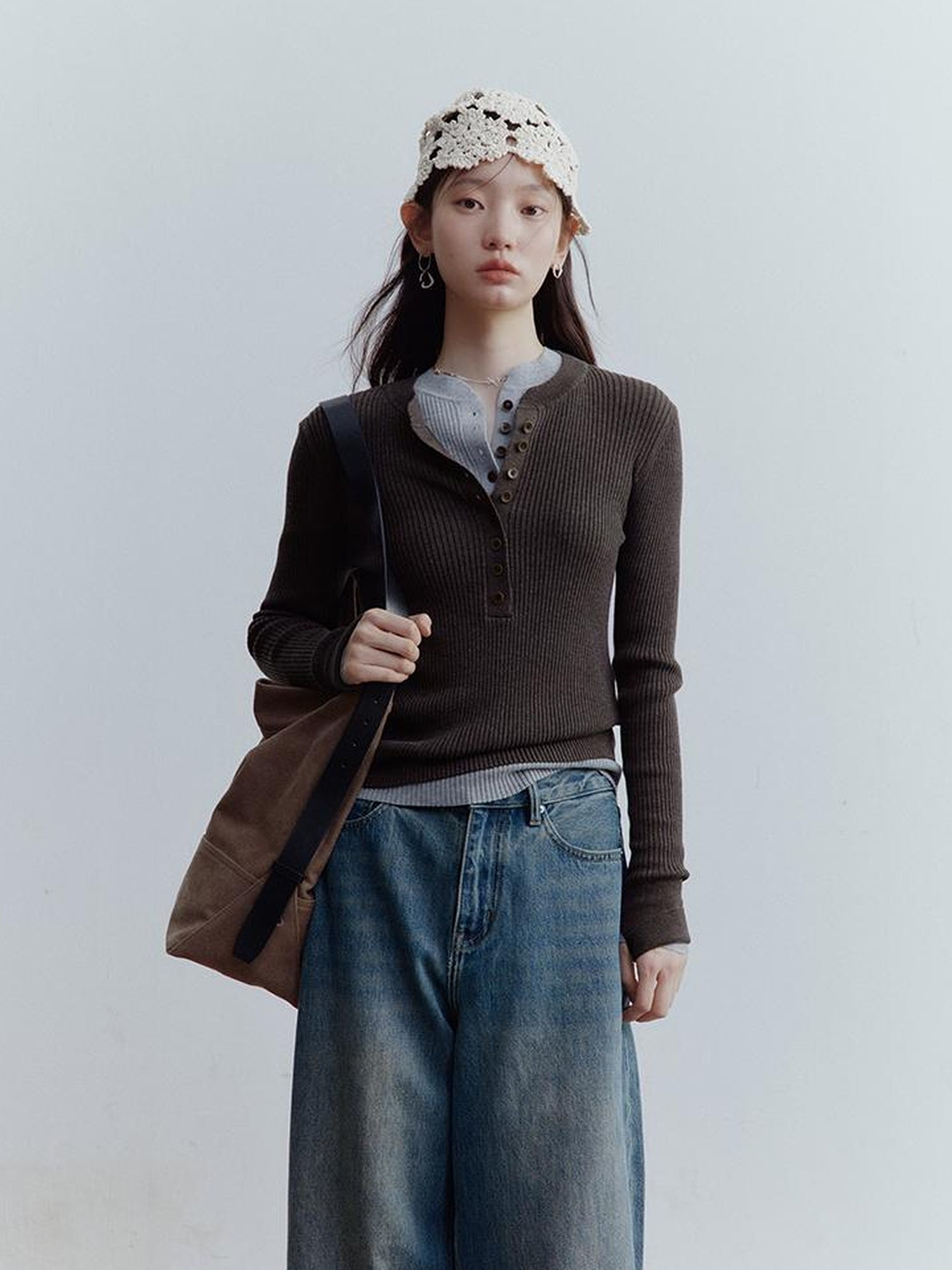 FUSSED Henry Neck Wool Knit Base Layer 6 Classic Colors