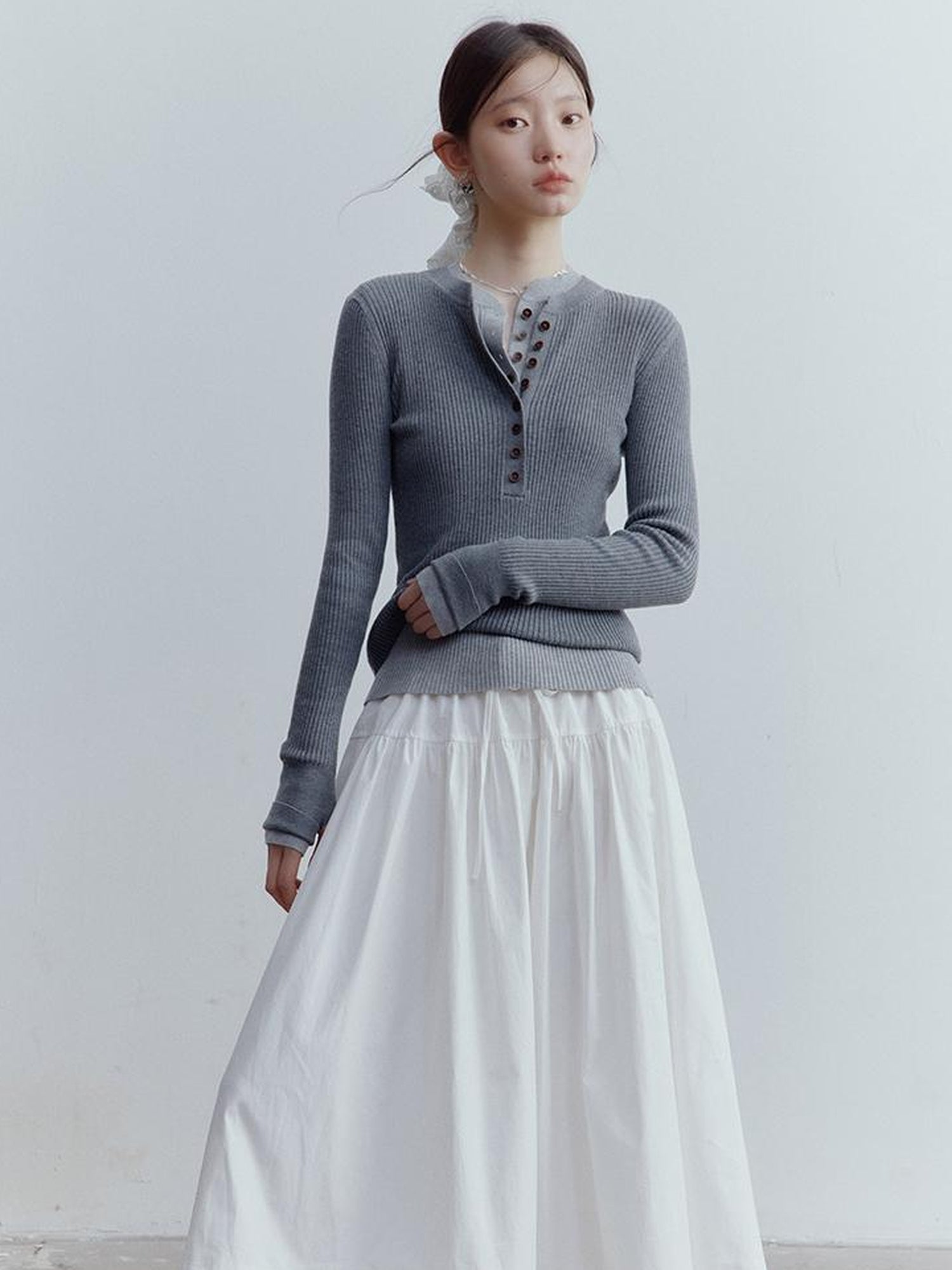 FUSSED Henry Neck Wool Knit Base Layer 6 Classic Colors