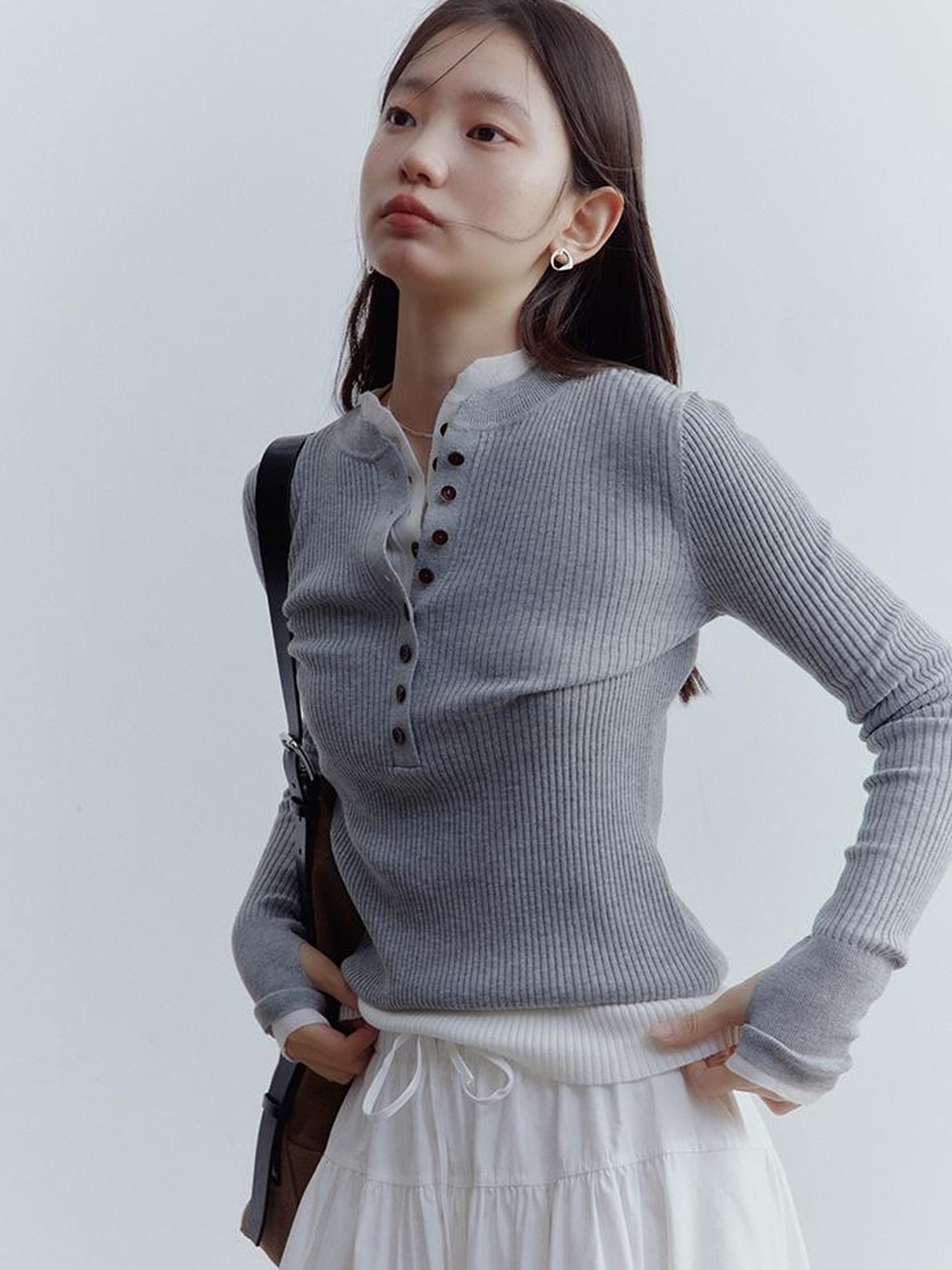FUSSED Henry Neck Wool Knit Base Layer 6 Classic Colors