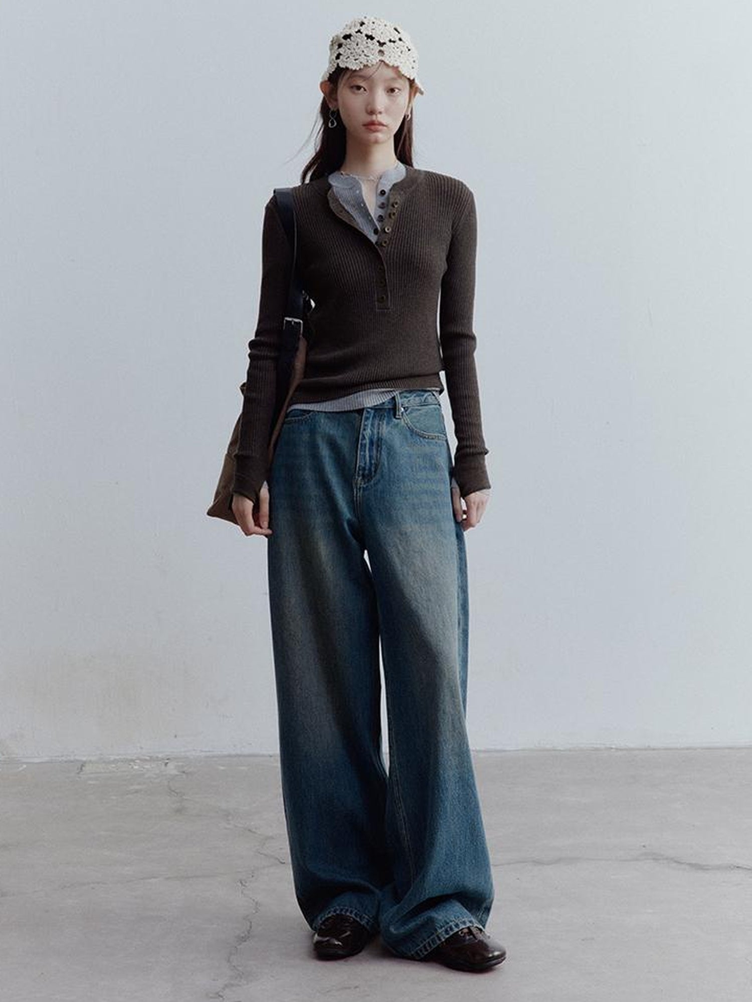 FUSSED Henry Neck Wool Knit Base Layer 6 Classic Colors