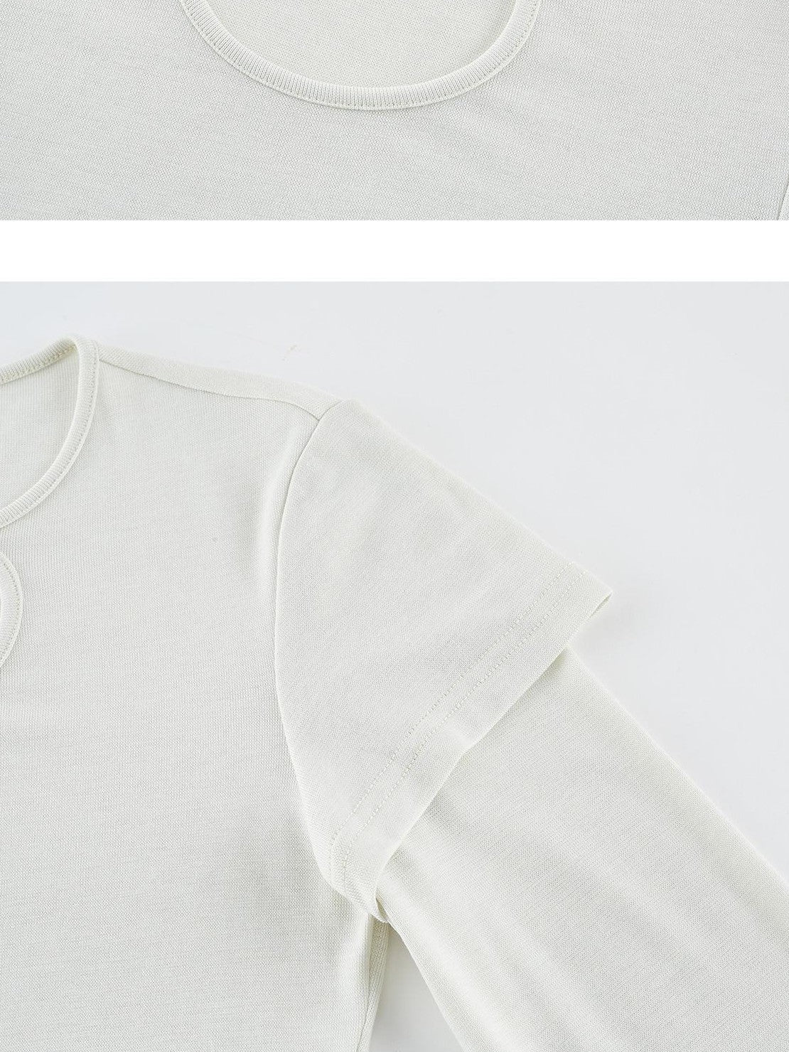 FUSSED Hollow Out Layered Look Bamboo Fiber Women&