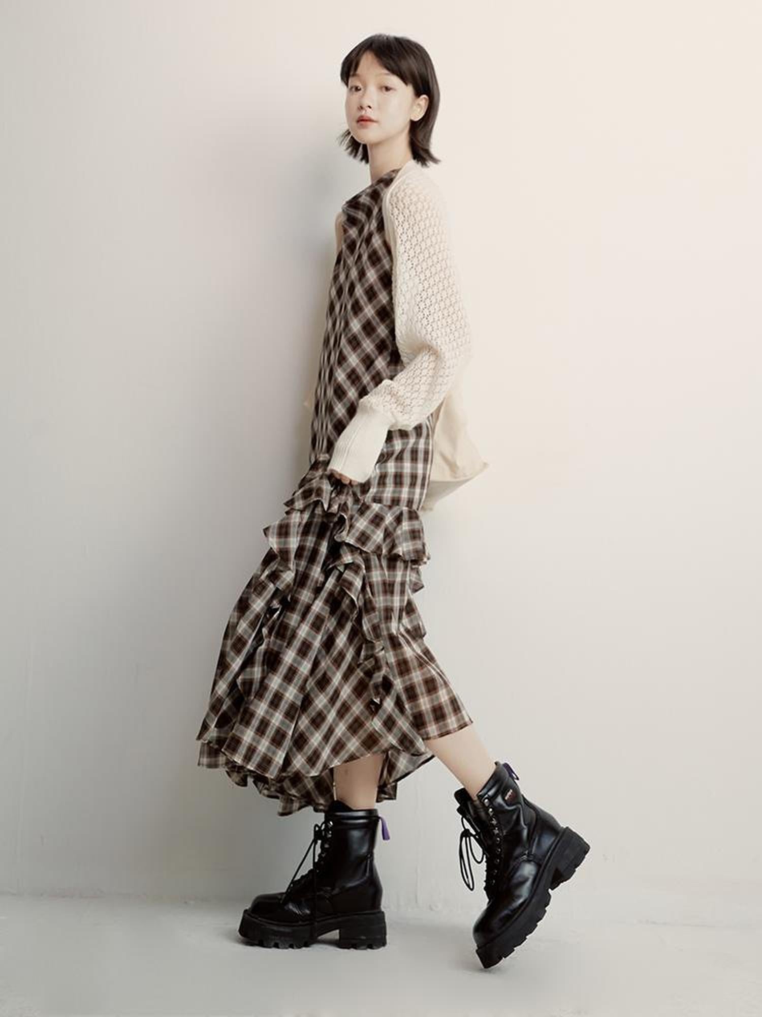 FUSSED Lace Jacquard Flat Knit Cream Bridal Runaway Cardigan