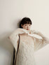 FUSSED_Lace_Jacquard_Flat_Knit_Cream_Bridal_Runaway_Cardigan_MISSTT
